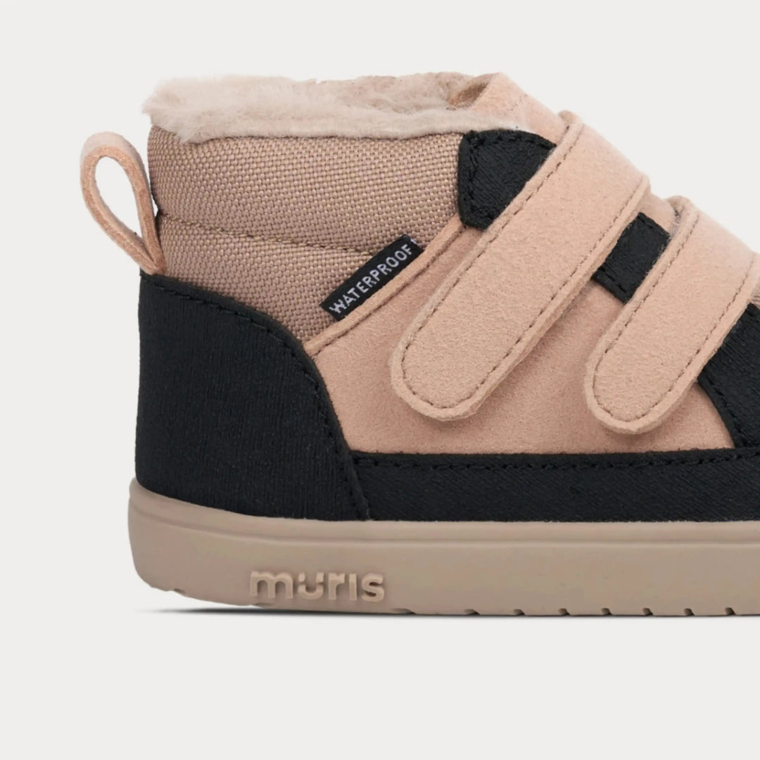MURIS Baskets Barefoot Fourrées Baltic Mini Soft Pink ma petite pointure 