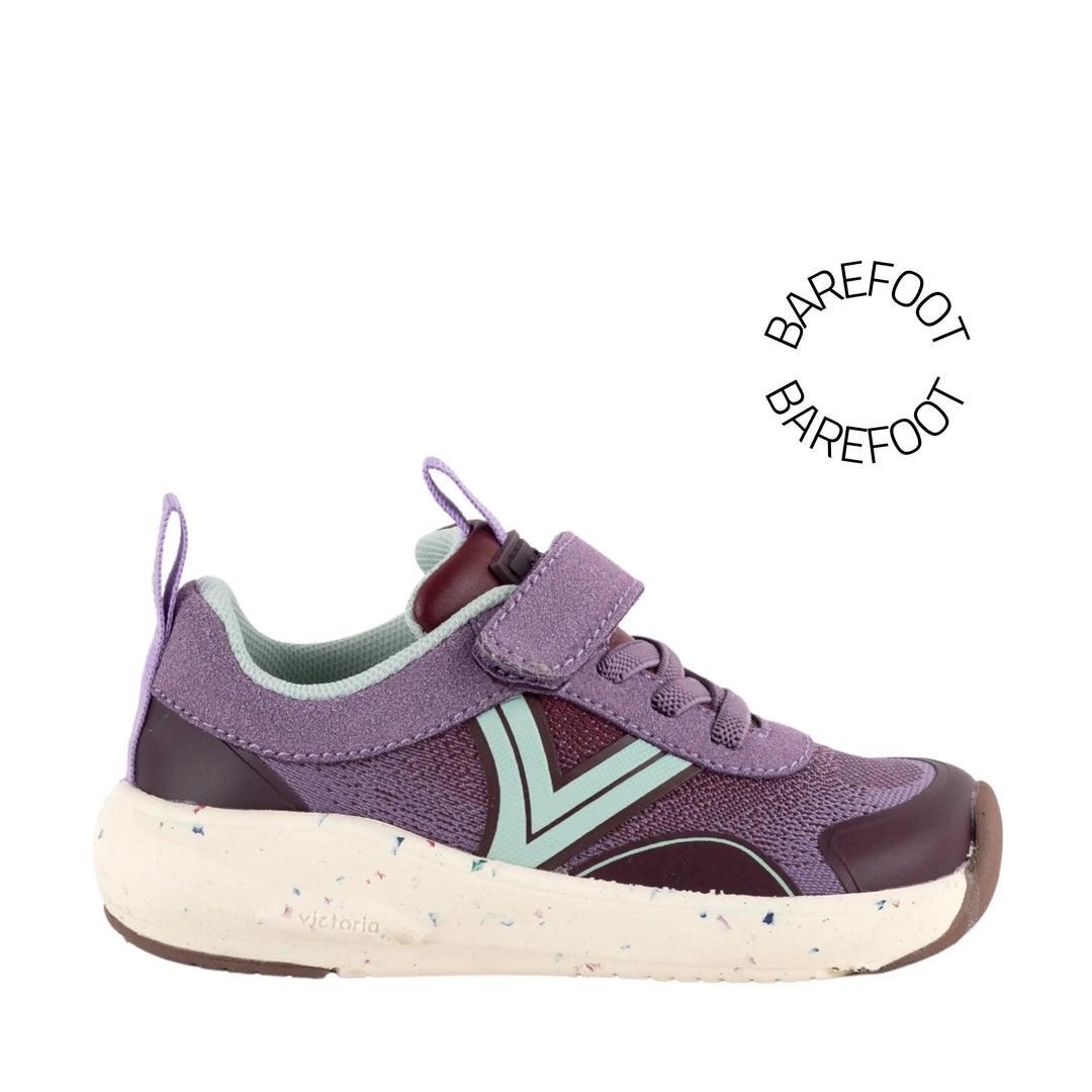VICTORIA Baskets Barefoot Kai Scratch Mesh et Elastique Malva ma petite pointure 