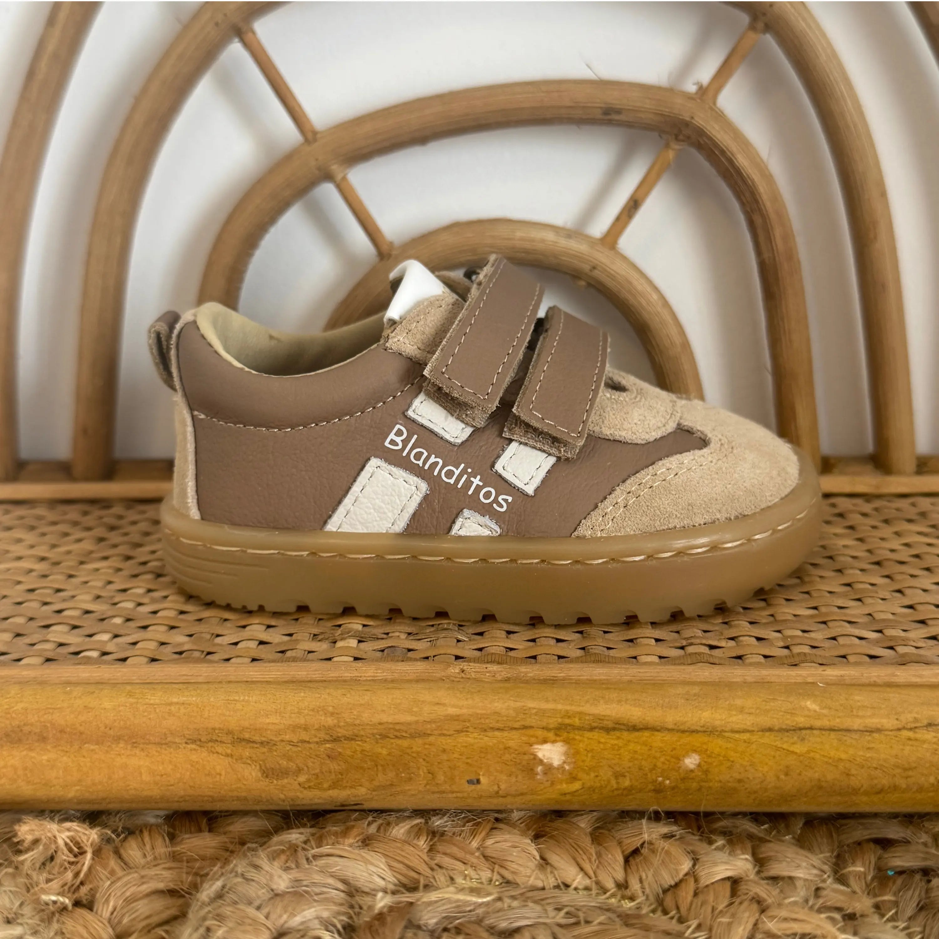 BLANDITOS Baskets Barefoot Lisboa Beige ma petite pointure 