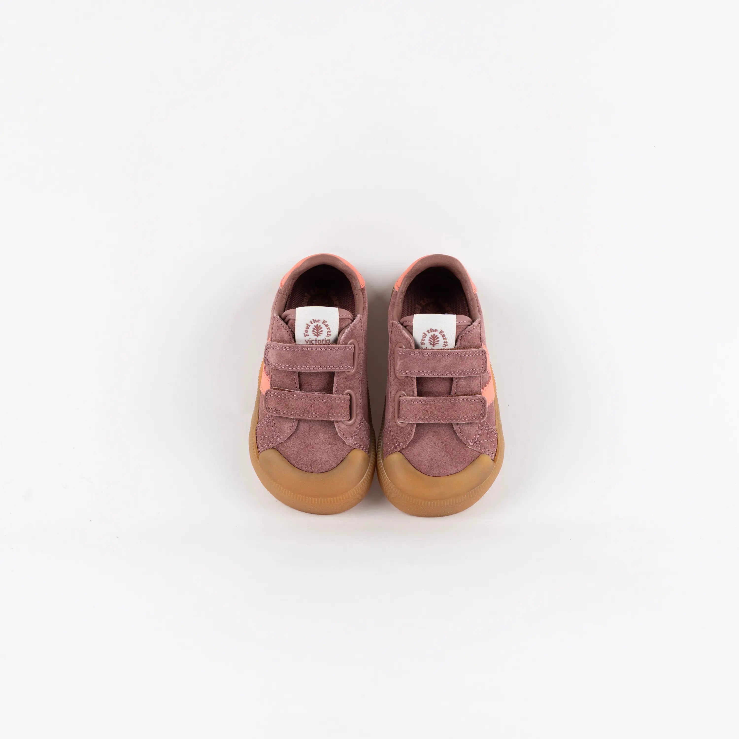 VICTORIA Baskets Barefoot Oliver Scratchs Daim & Contraste Malva ma petite pointure 