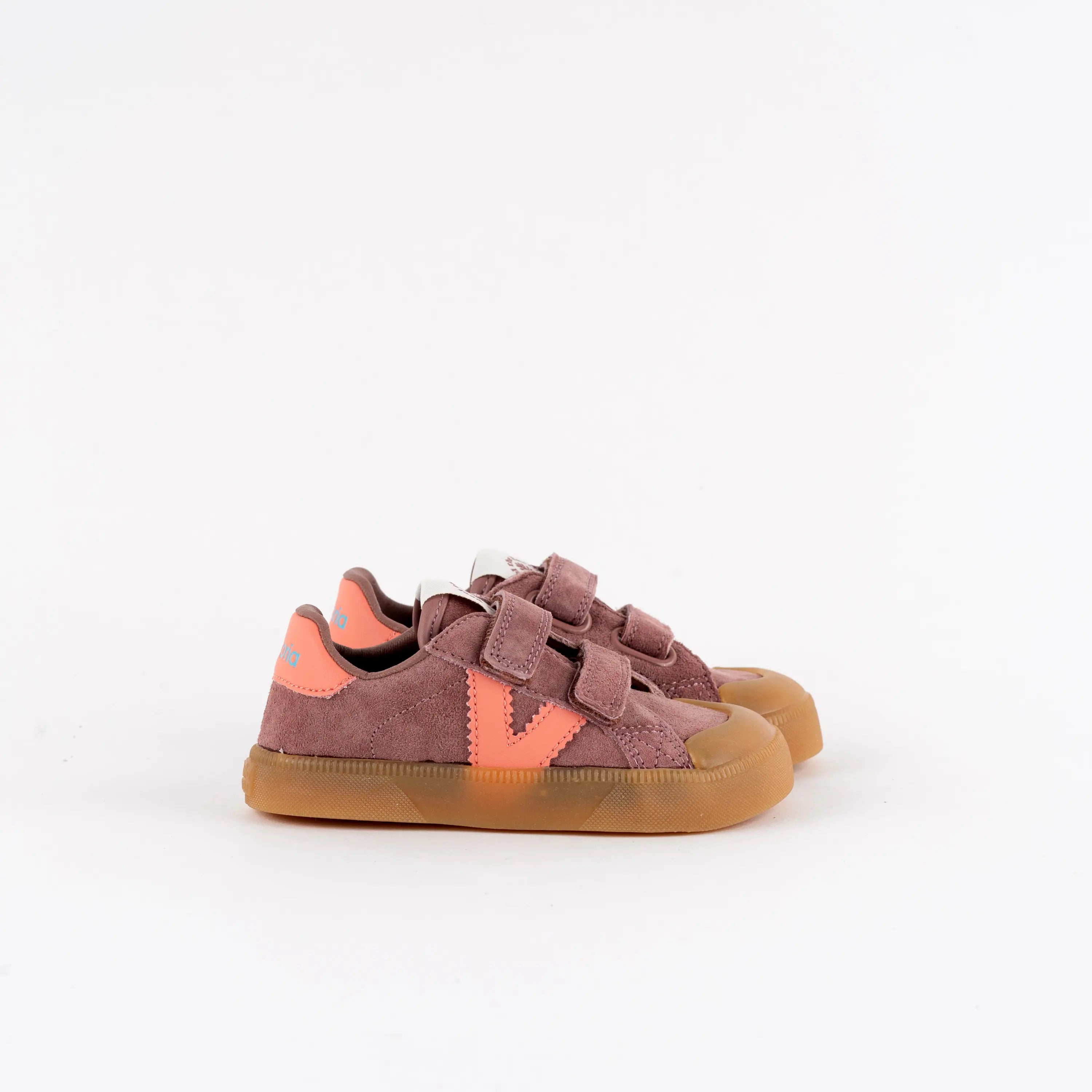 VICTORIA Baskets Barefoot Oliver Scratchs Daim & Contraste Malva ma petite pointure 
