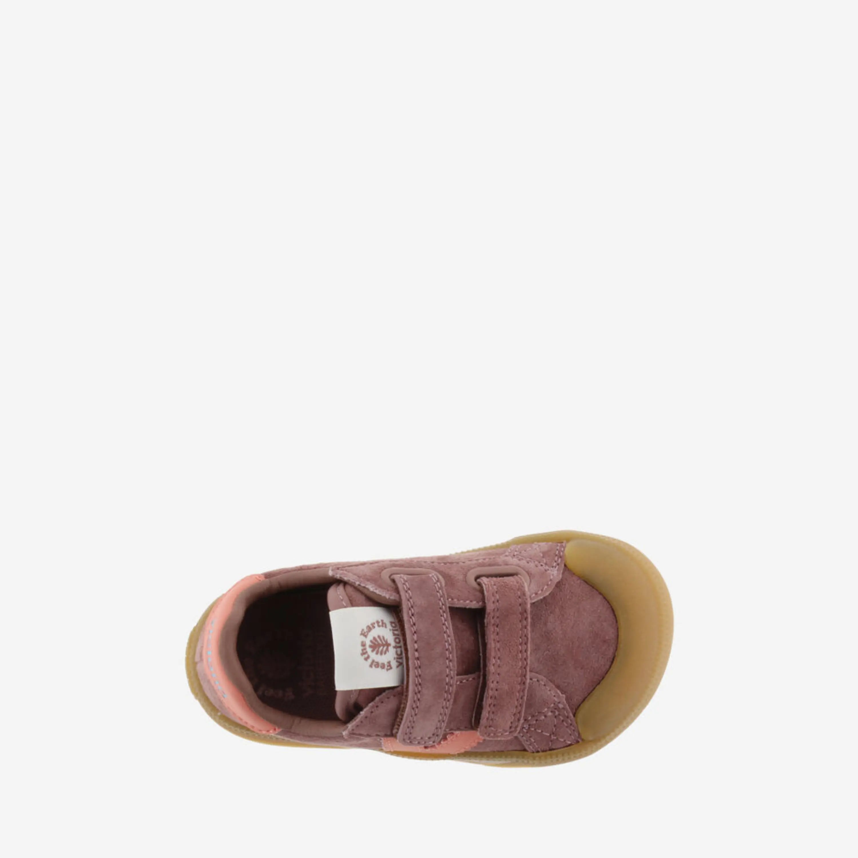 VICTORIA Baskets Barefoot Oliver Scratchs Daim & Contraste Malva ma petite pointure 