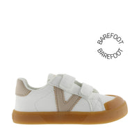 baskets barefoot Oliver Beige effet cuir de Victoria