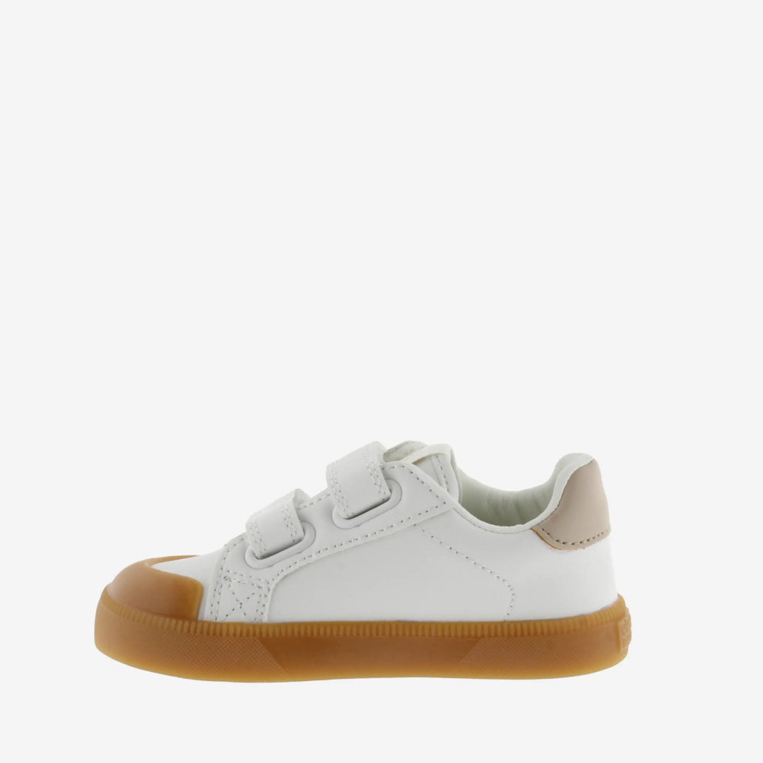 baskets barefoot oliver effet cuir beige victoria