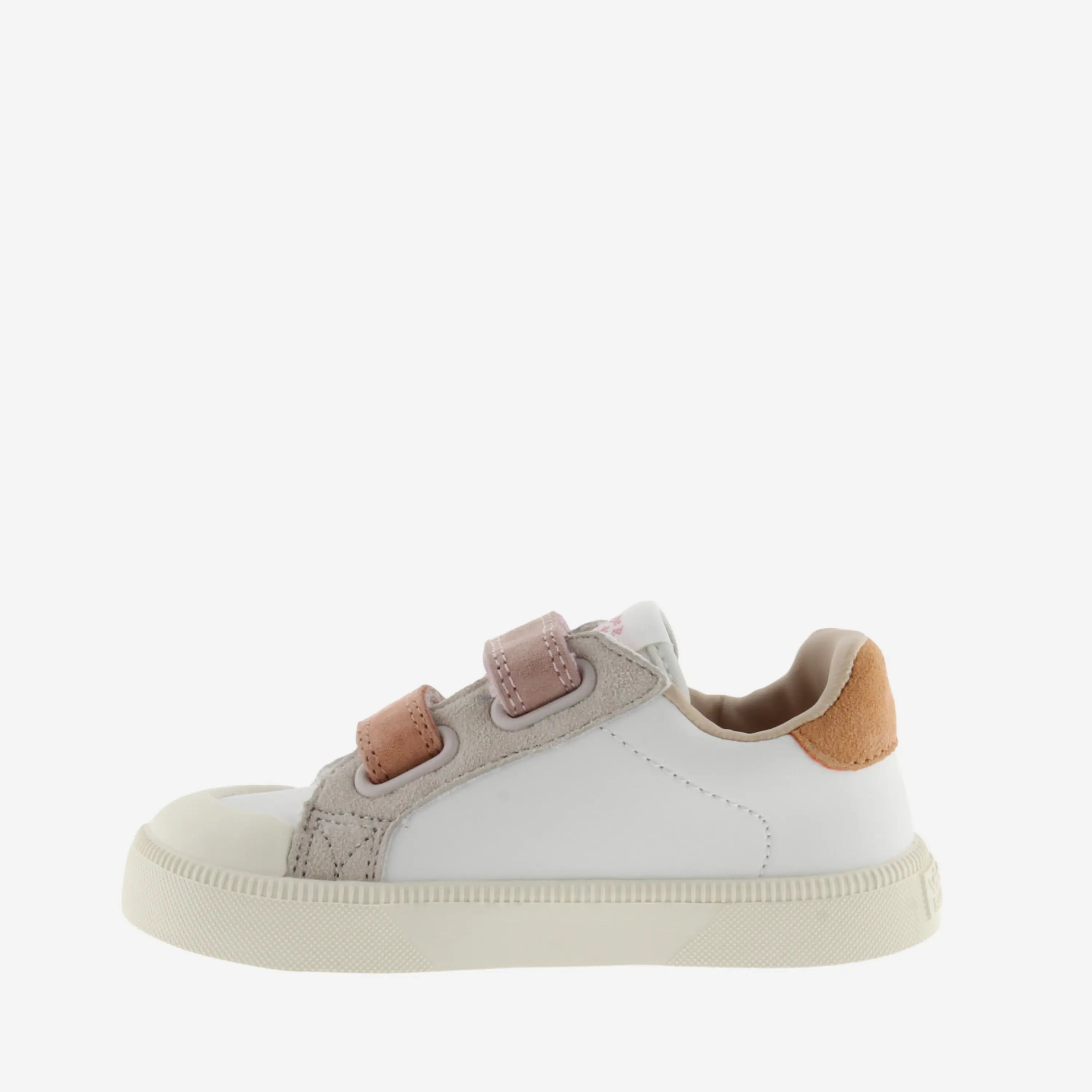 baskets barefoot Oliver blanc et rose de Victoria