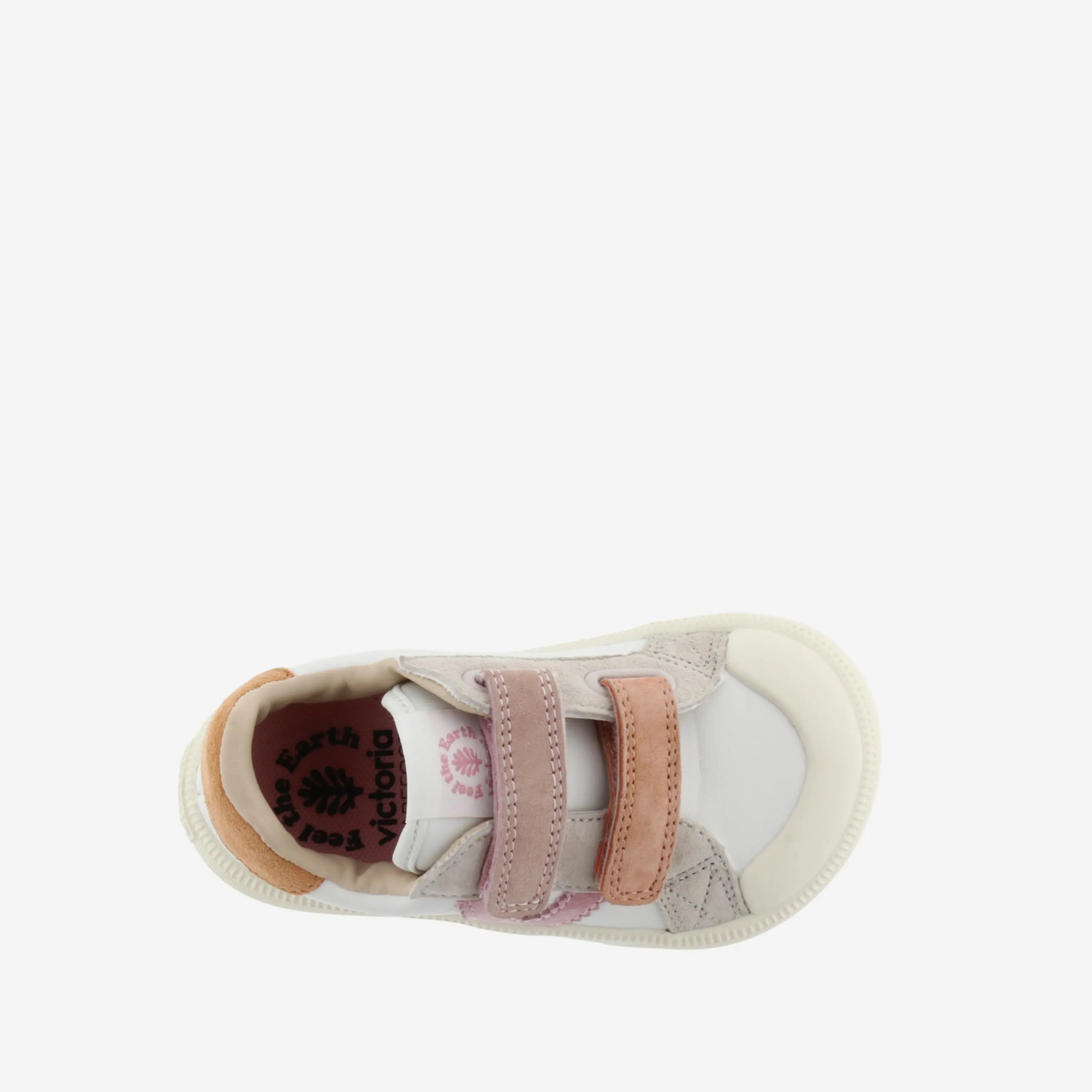 baskets barefoot oliver effet cuir et daim rose de victoria en vente sur ma petite pointure 