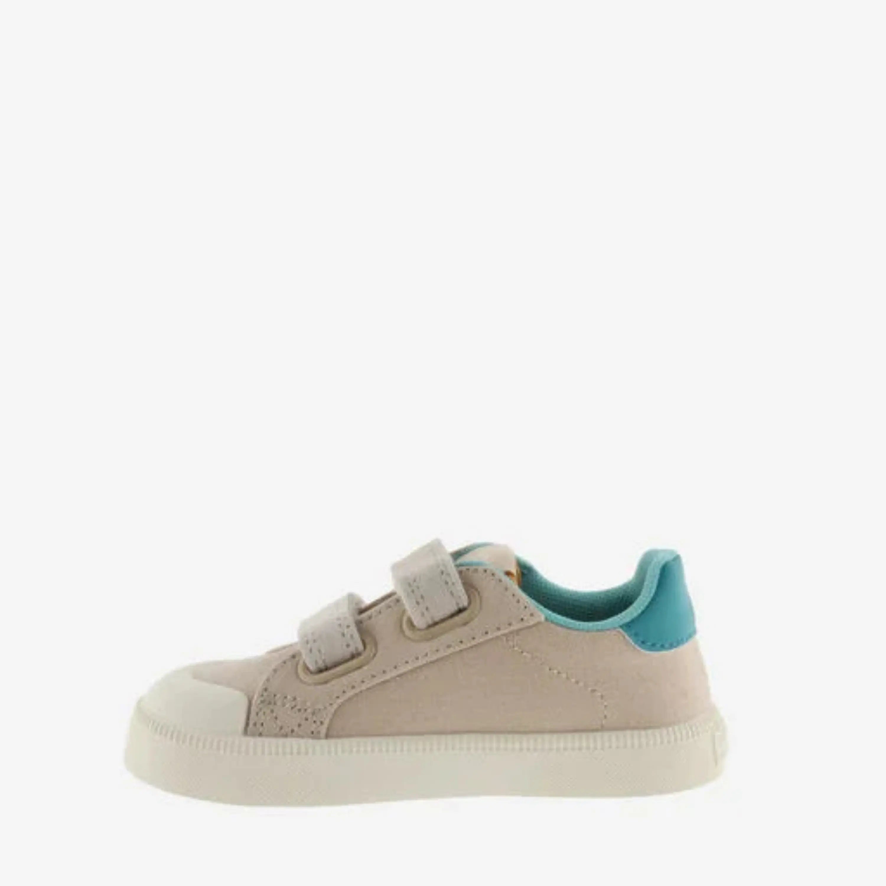 baskets en toile barefoot oliver scratchs beige de victoria en vente sur ma petite pointure 