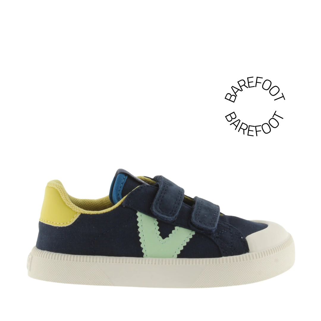 baskets barefoot Oliver Marino en toile de Victoria