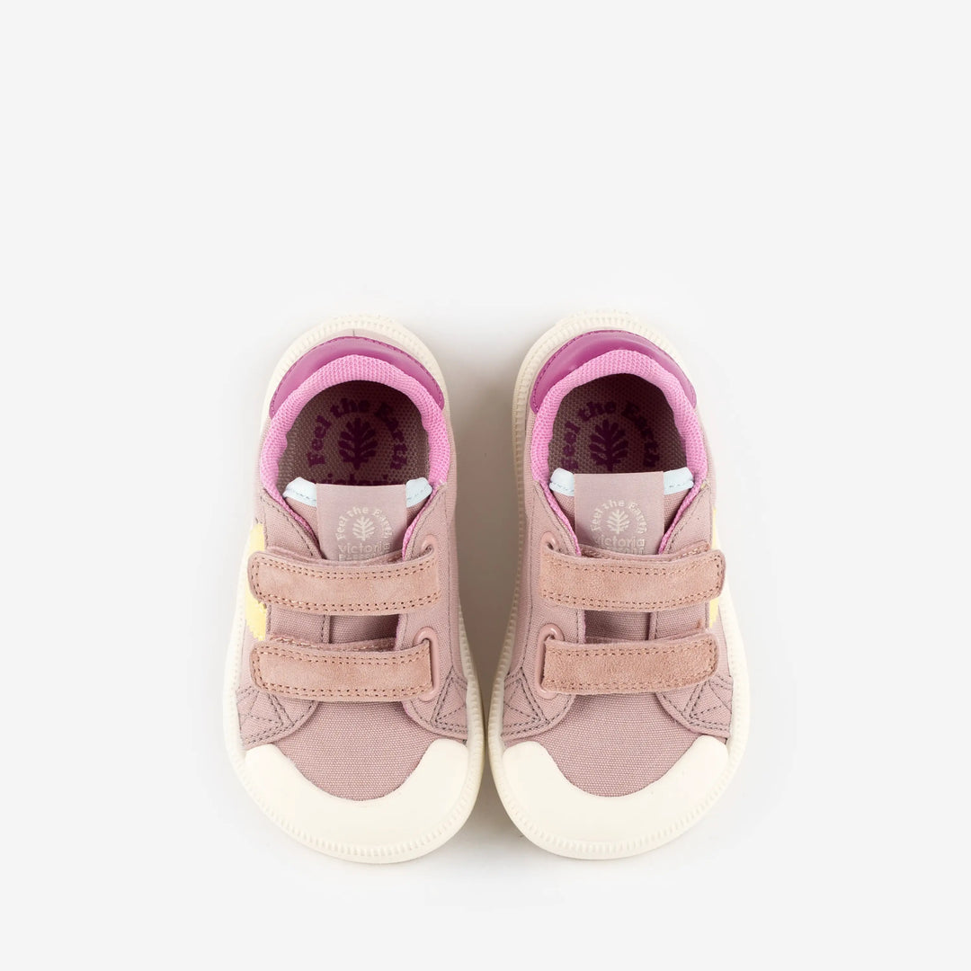 baskets en toile barefoot pour bébé oliver rosa victoria