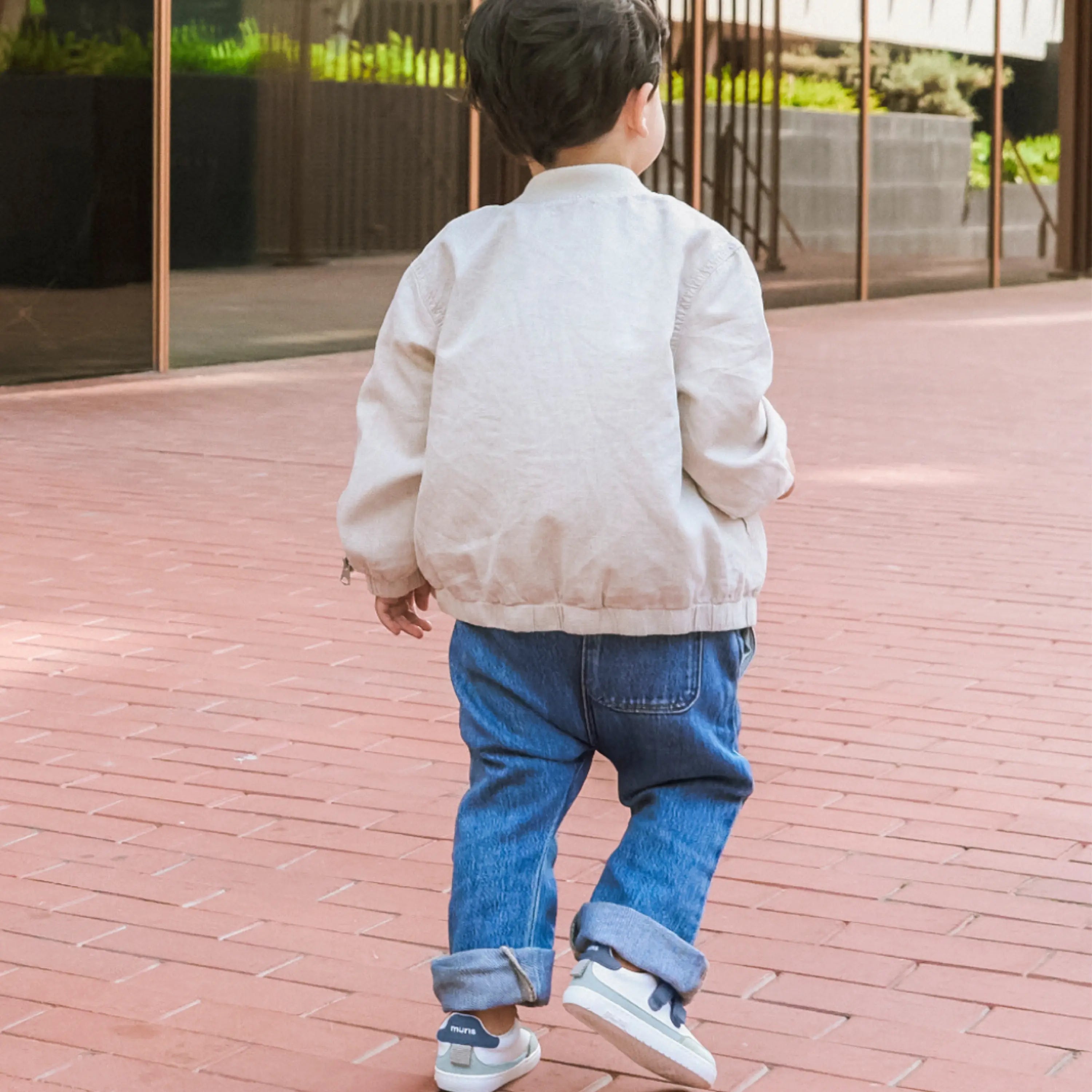 MURIS Baskets Barefoot Petra Mini Denim Blue ma petite pointure 