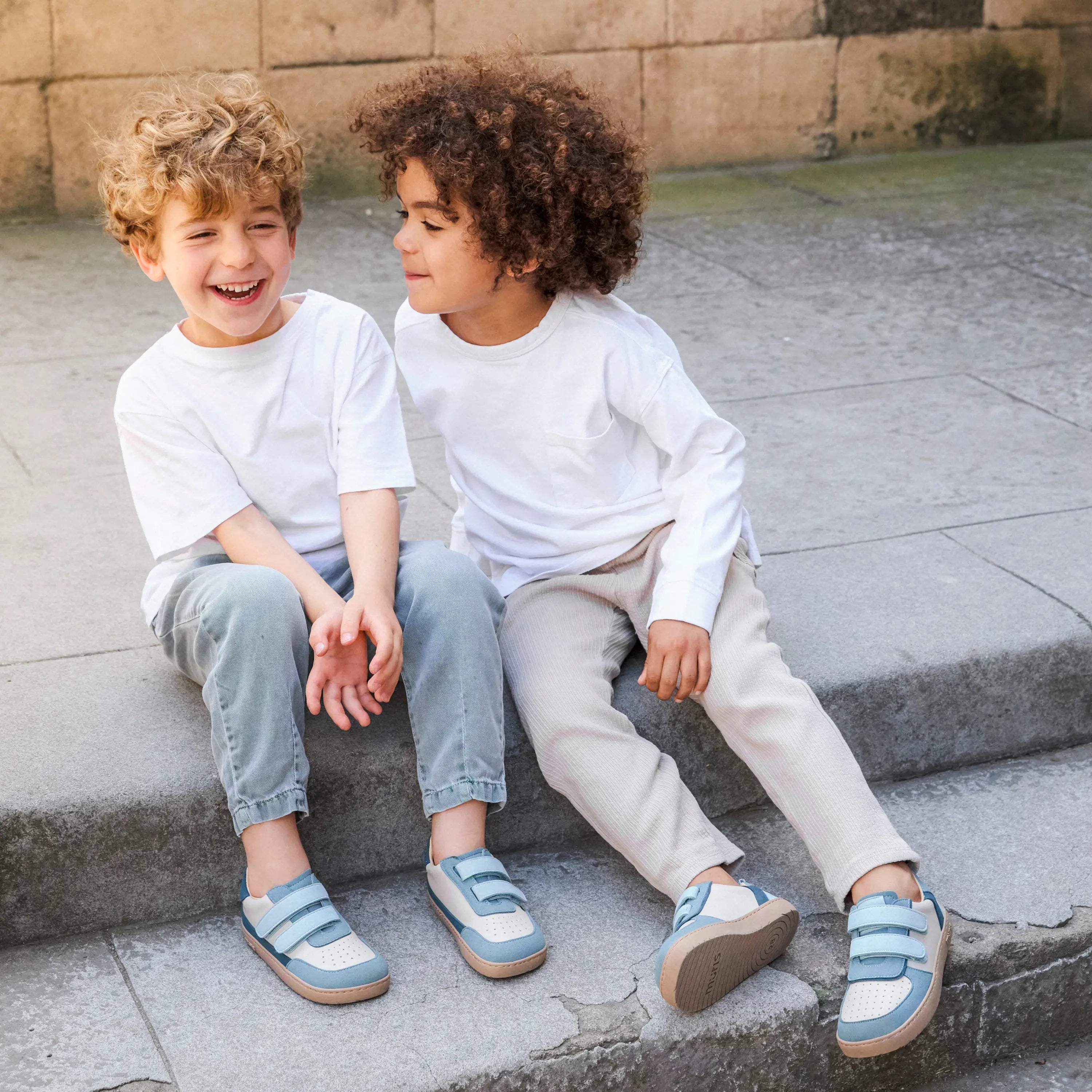MURIS Baskets Barefoot Petra Mini Steel ma petite pointure 
