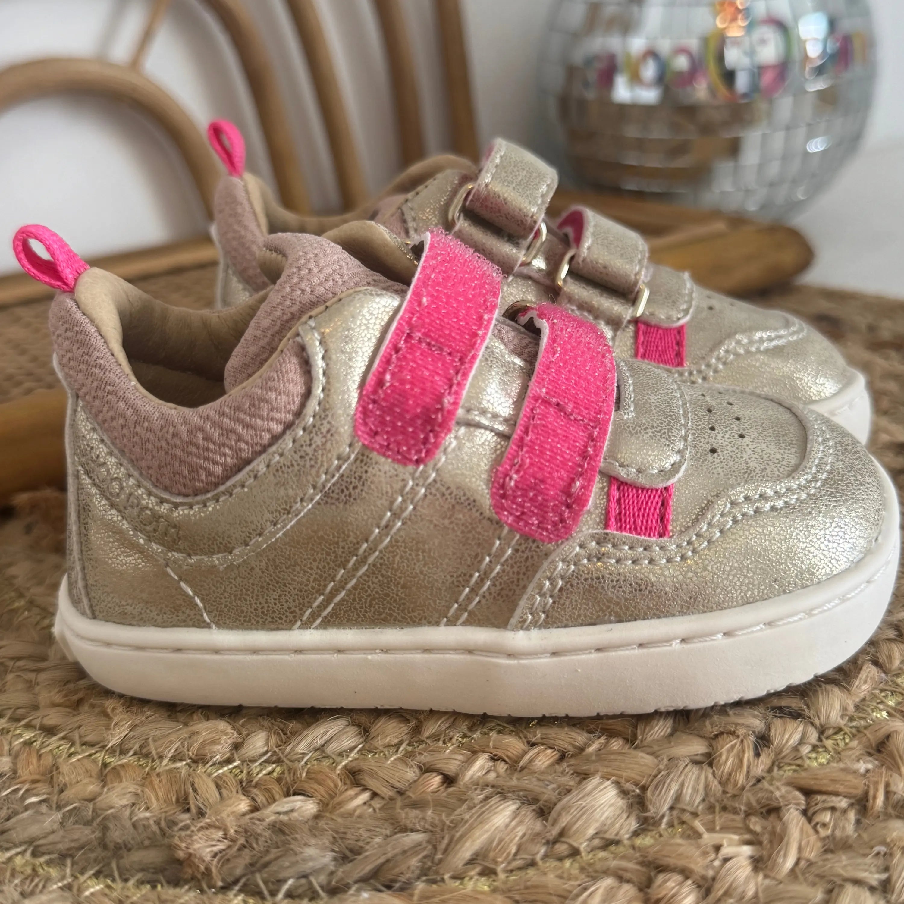 SHOO POM Baskets Barefoot Tooties Easy Pur Laminato Platine ma petite pointure 