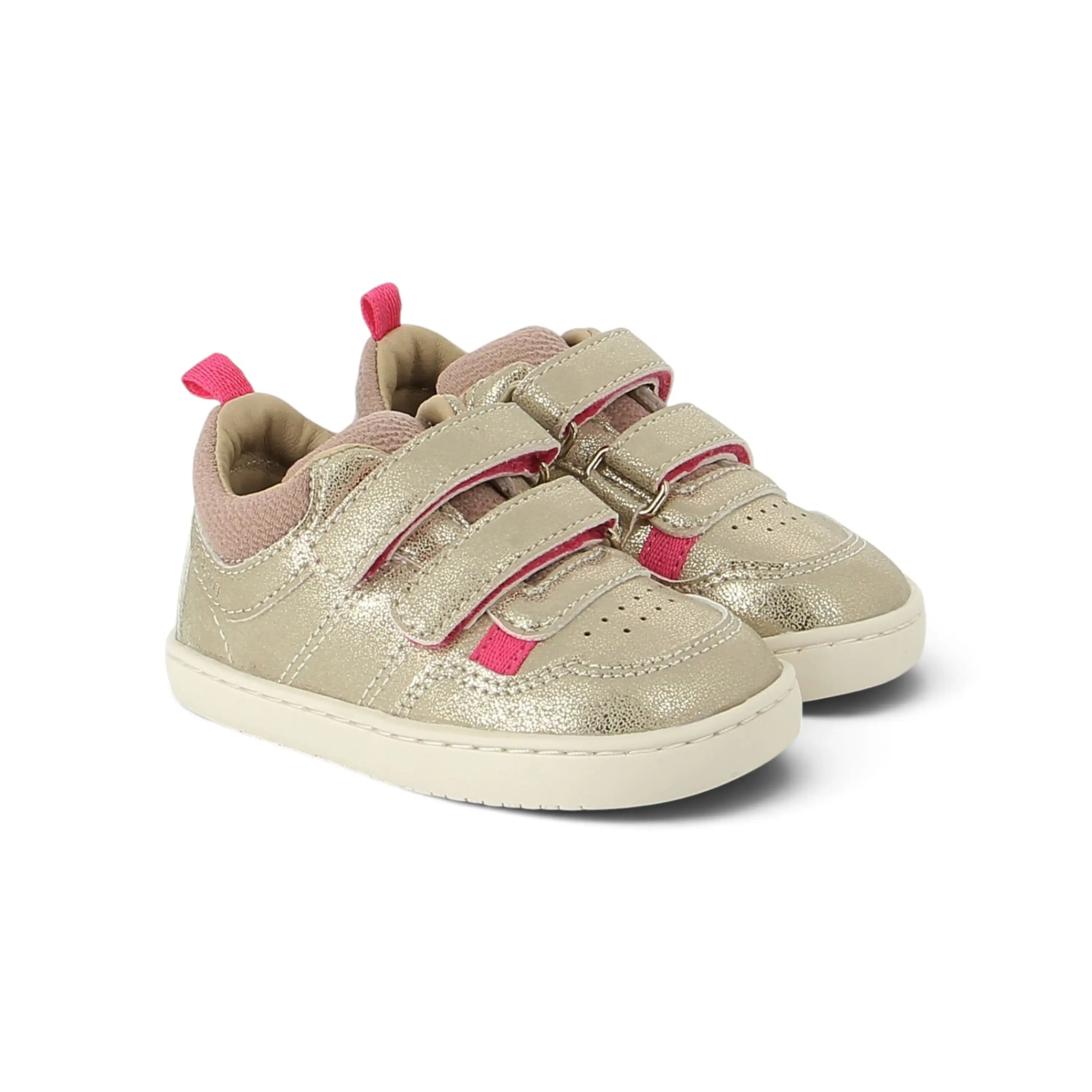 SHOO POM Baskets Barefoot Tooties Easy Pur Laminato Platine ma petite pointure 