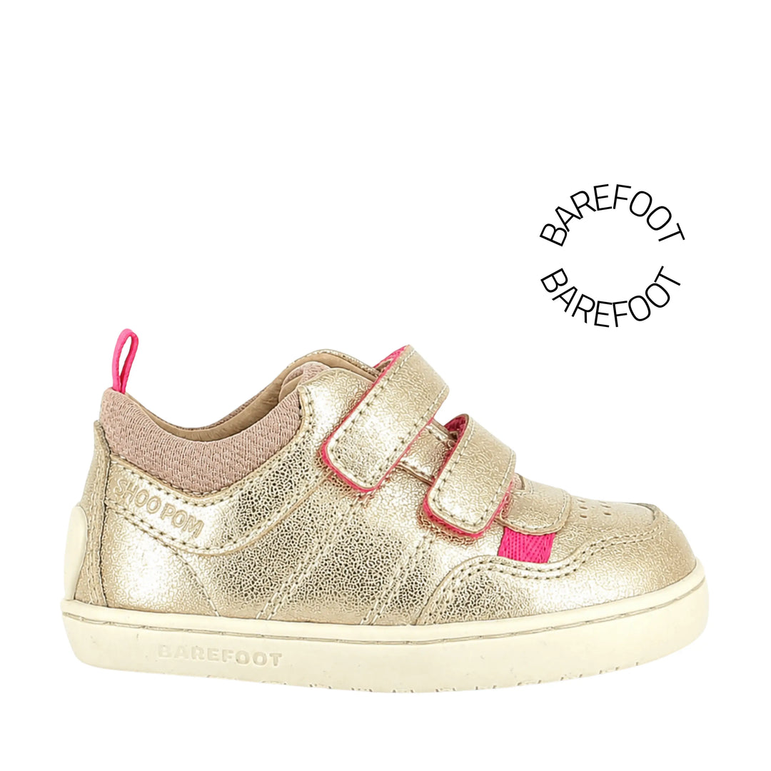 SHOO POM Baskets Barefoot Tooties Easy Pur Laminato Platine ma petite pointure 