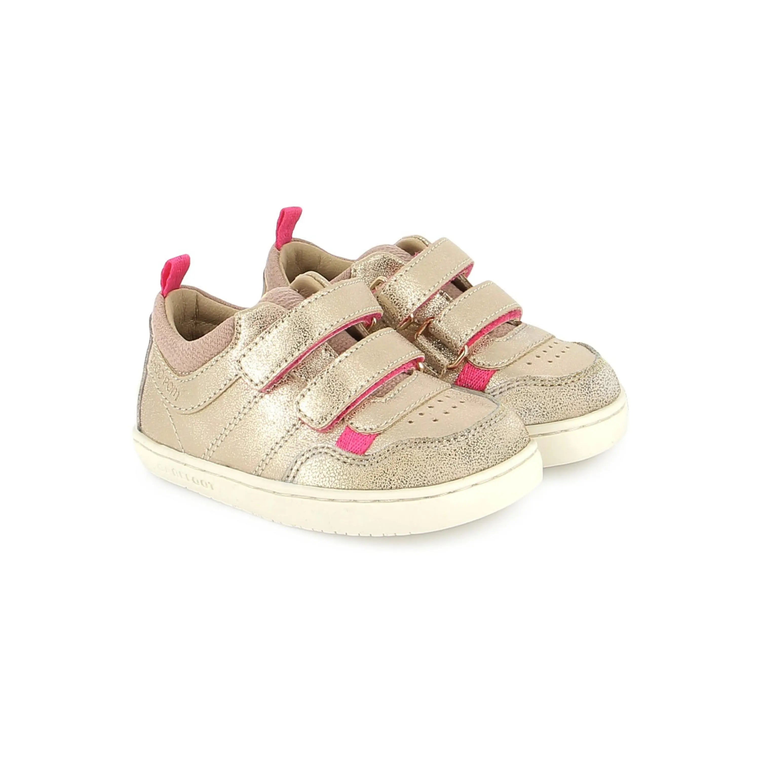 SHOO POM Baskets Barefoot Tooties Easy Pur Laminato Platine ma petite pointure 