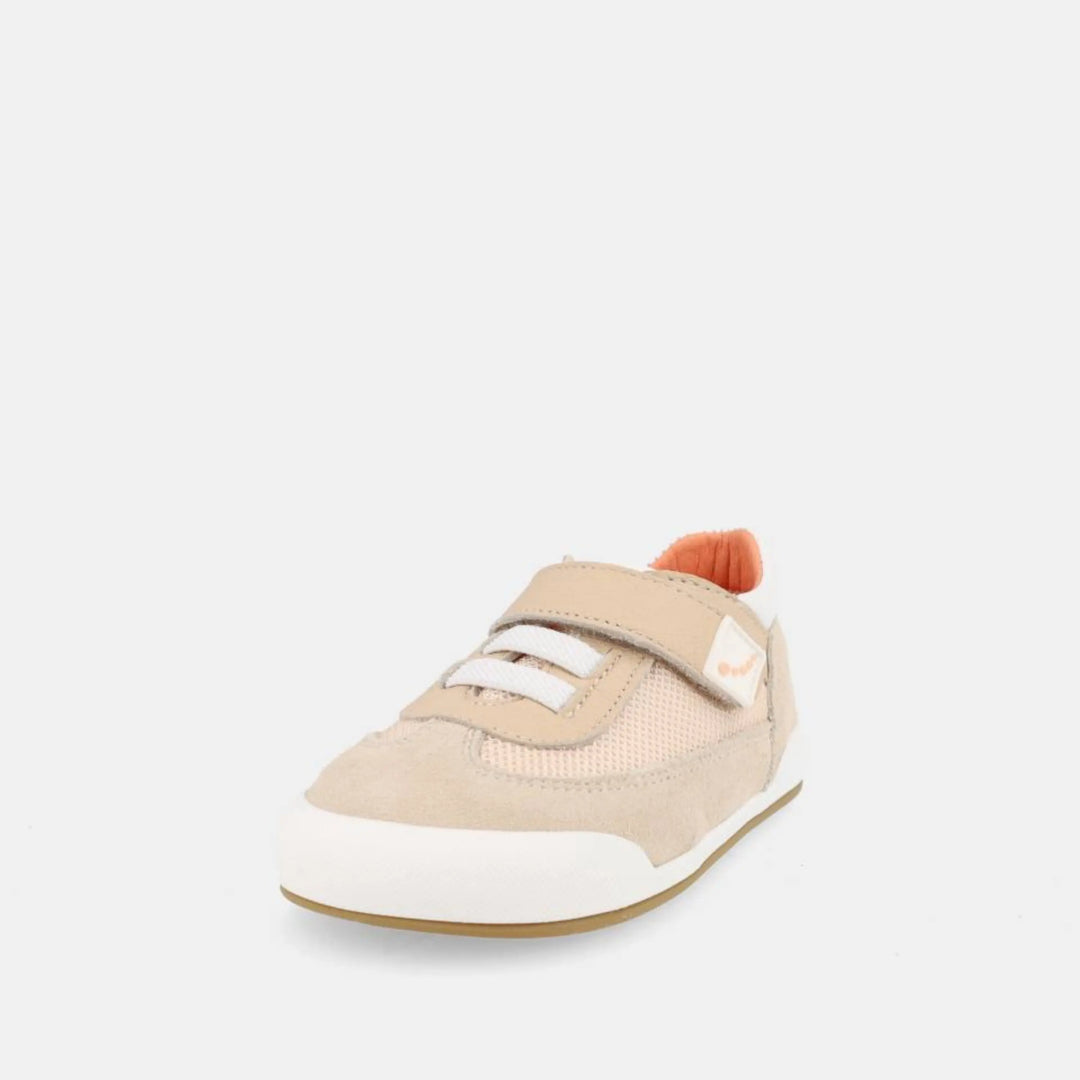 BLANDITOS Baskets Cuir Barefoot Modena Beige ma petite pointure 