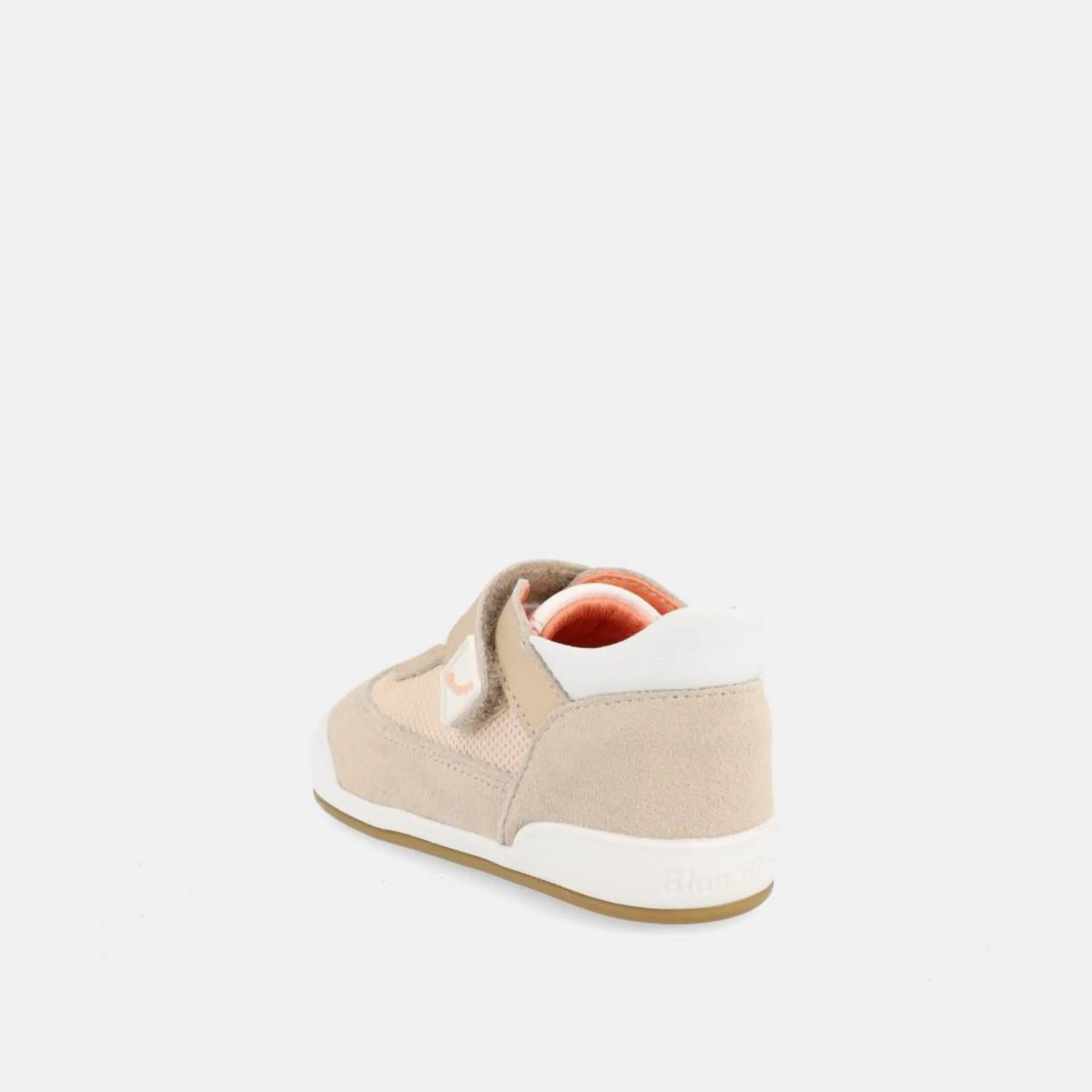BLANDITOS Baskets Cuir Barefoot Modena Beige ma petite pointure 