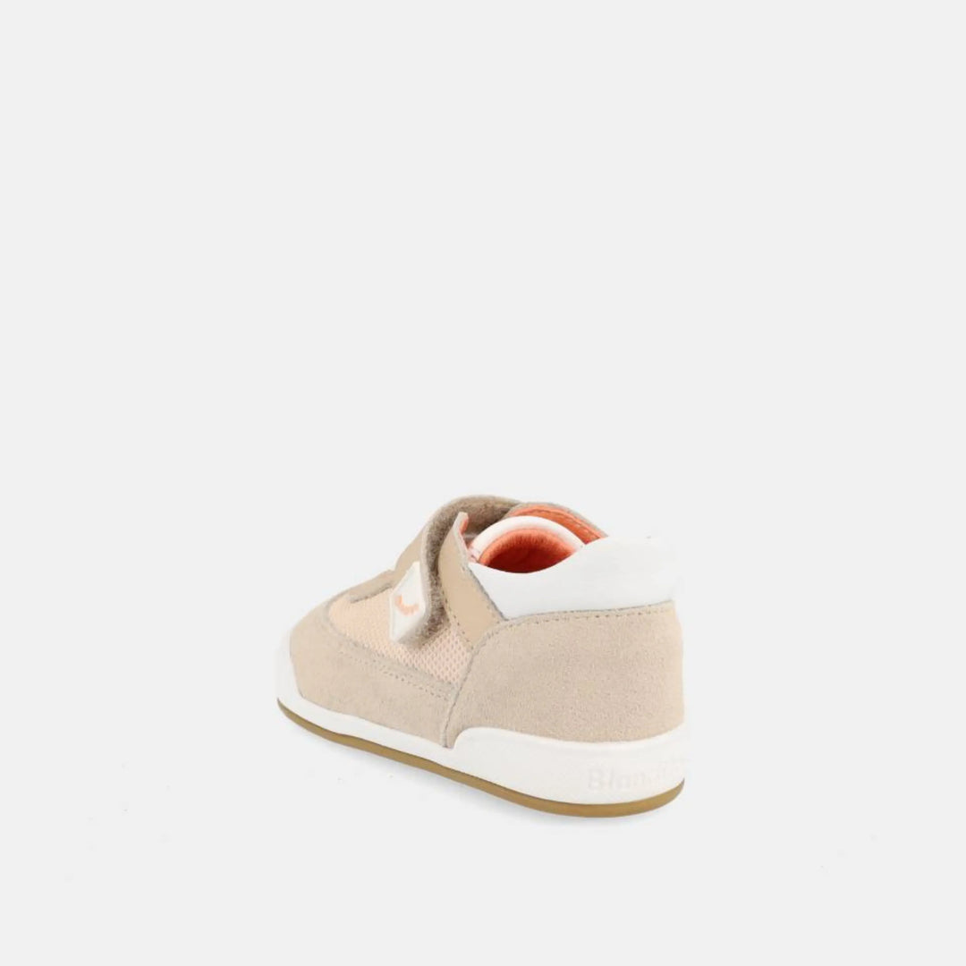 BLANDITOS Baskets Cuir Barefoot Modena Beige ma petite pointure 