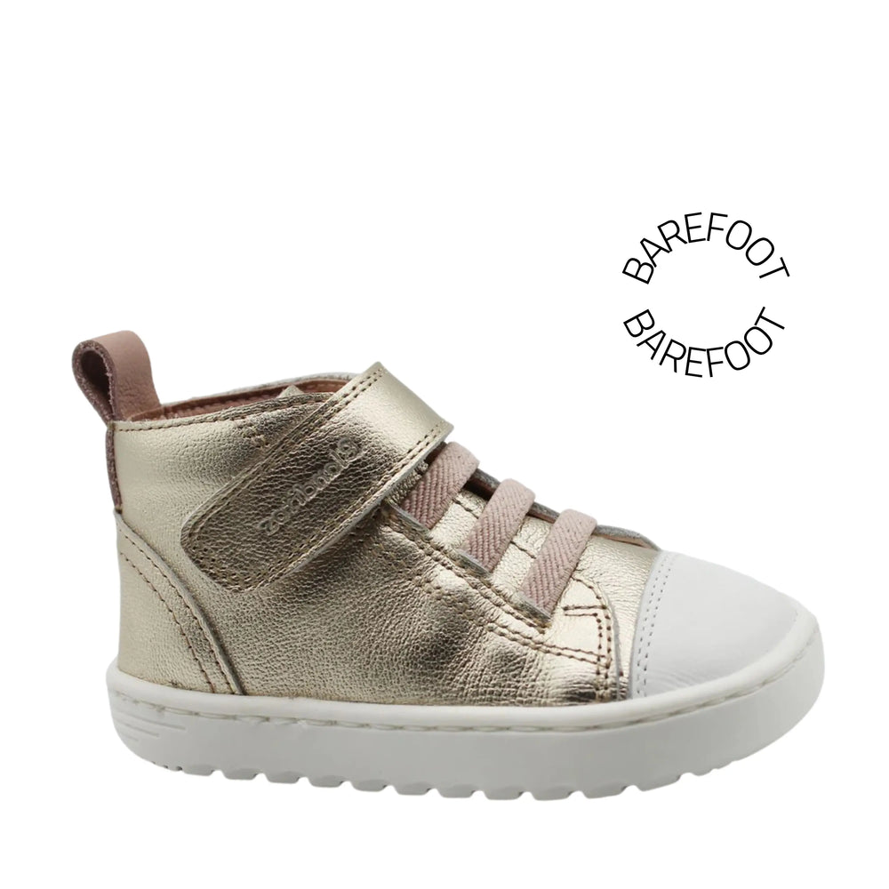 Baskets Cuir Barefoot Pekin Champan