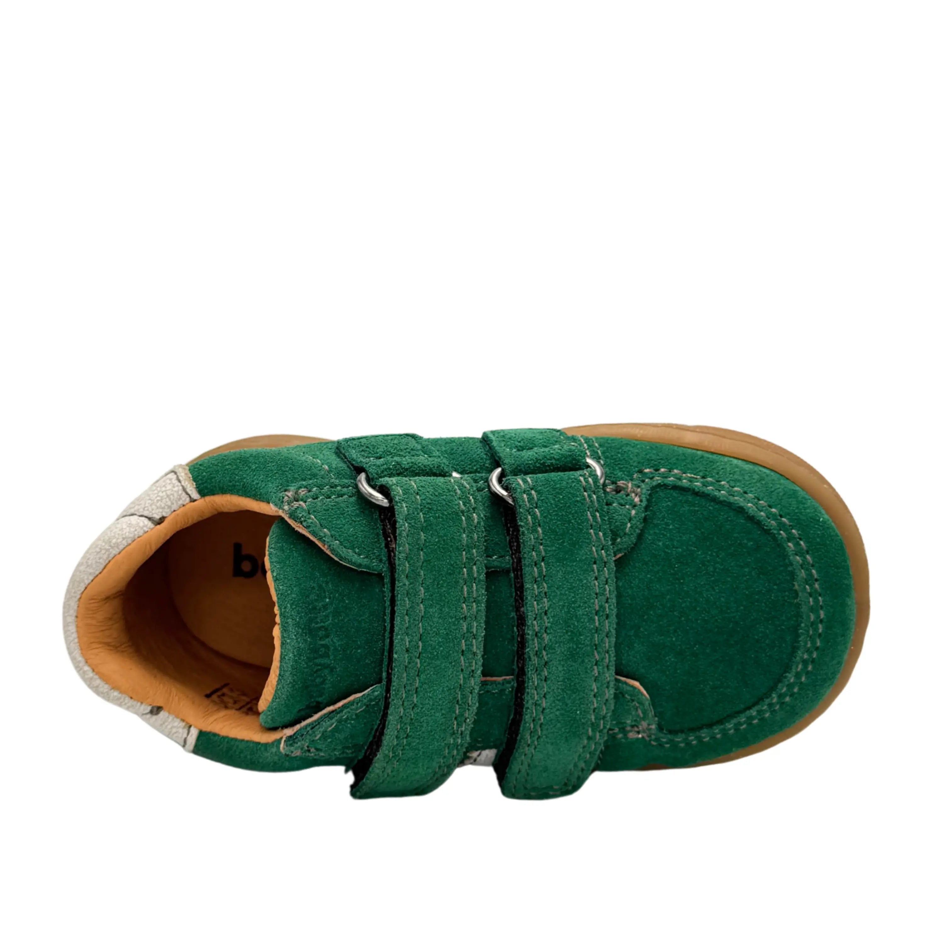 BABYBOTTE Baskets Farel Velcro Velour Vert ma petite pointure 