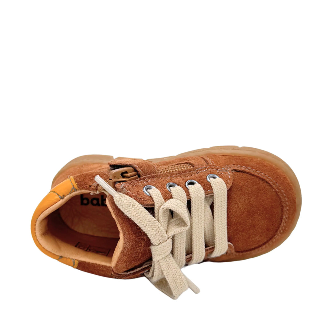 BABYBOTTE Baskets Farel Velour Cognac ma petite pointure 