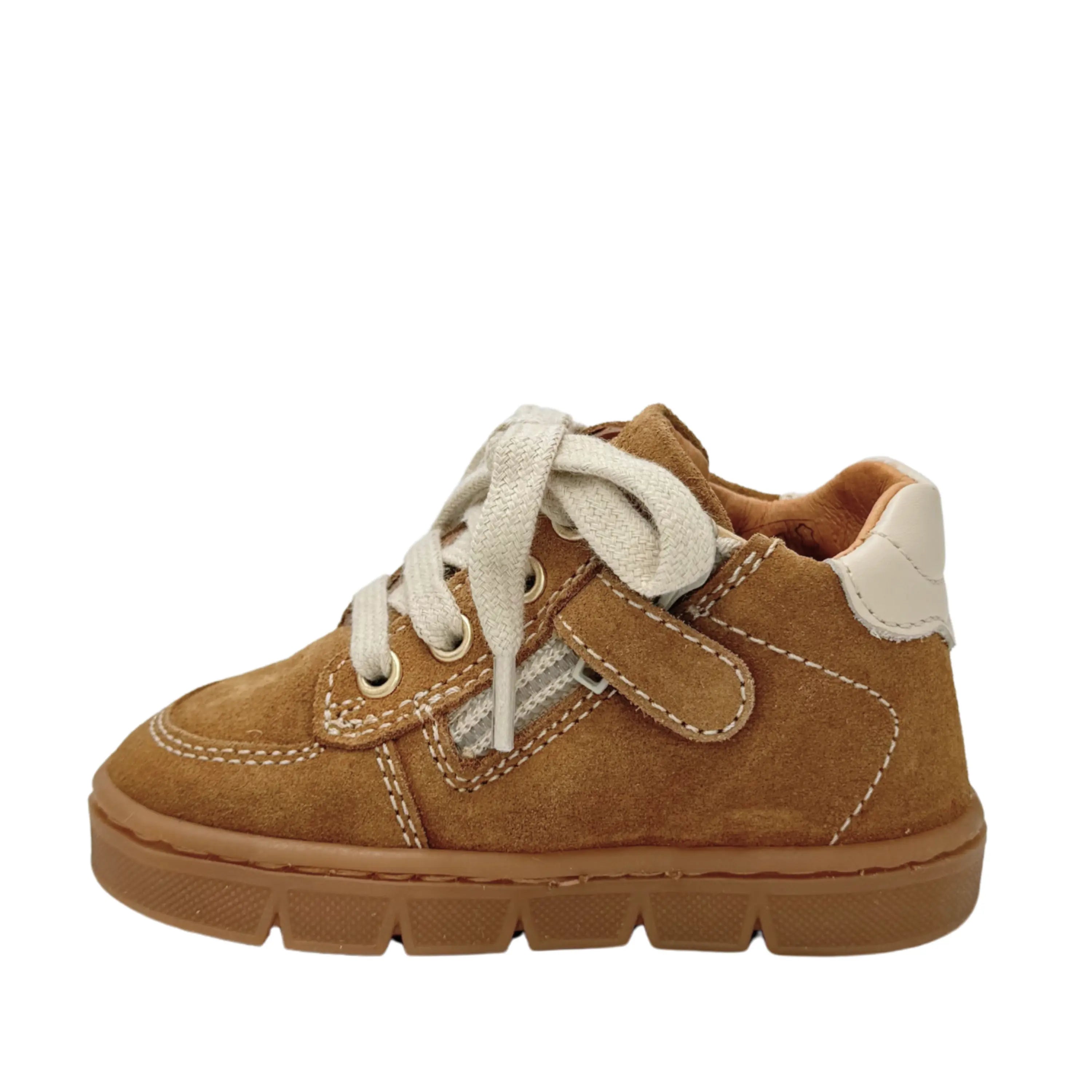 BABYBOTTE Baskets Farella Velour Noisette ma petite pointure 
