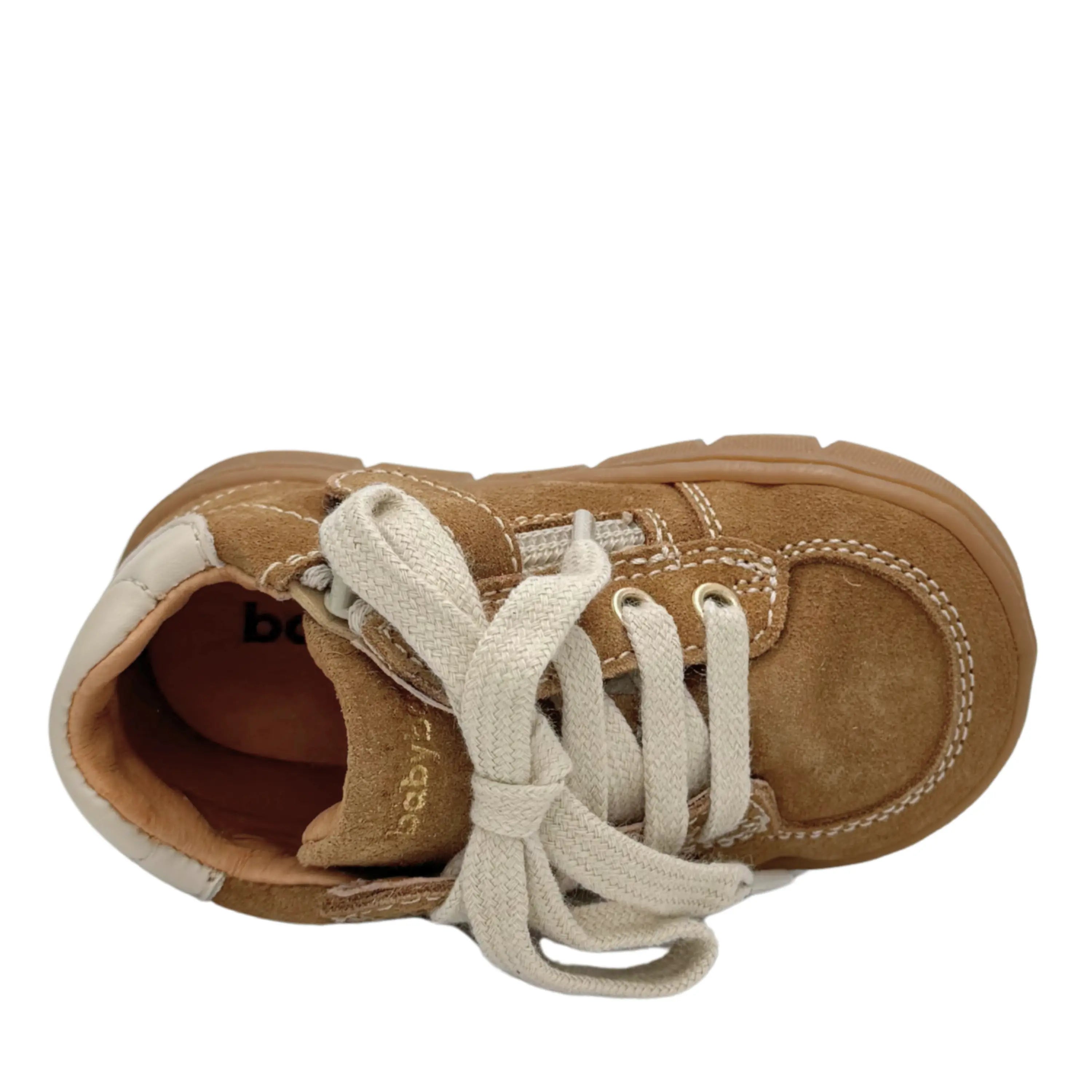 BABYBOTTE Baskets Farella Velour Noisette ma petite pointure 
