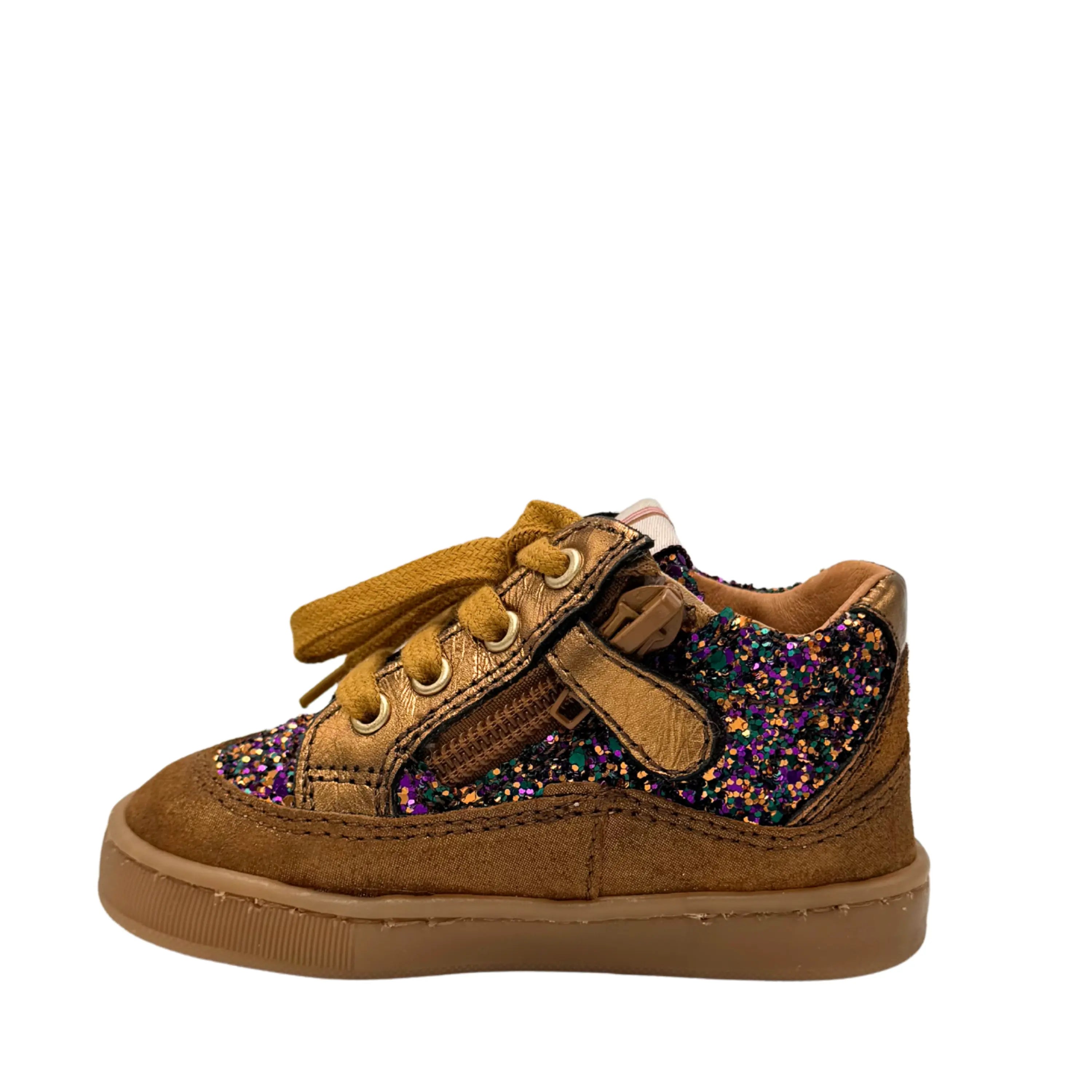 BABYBOTTE Baskets Fernand Glitter Aubergine ma petite pointure 