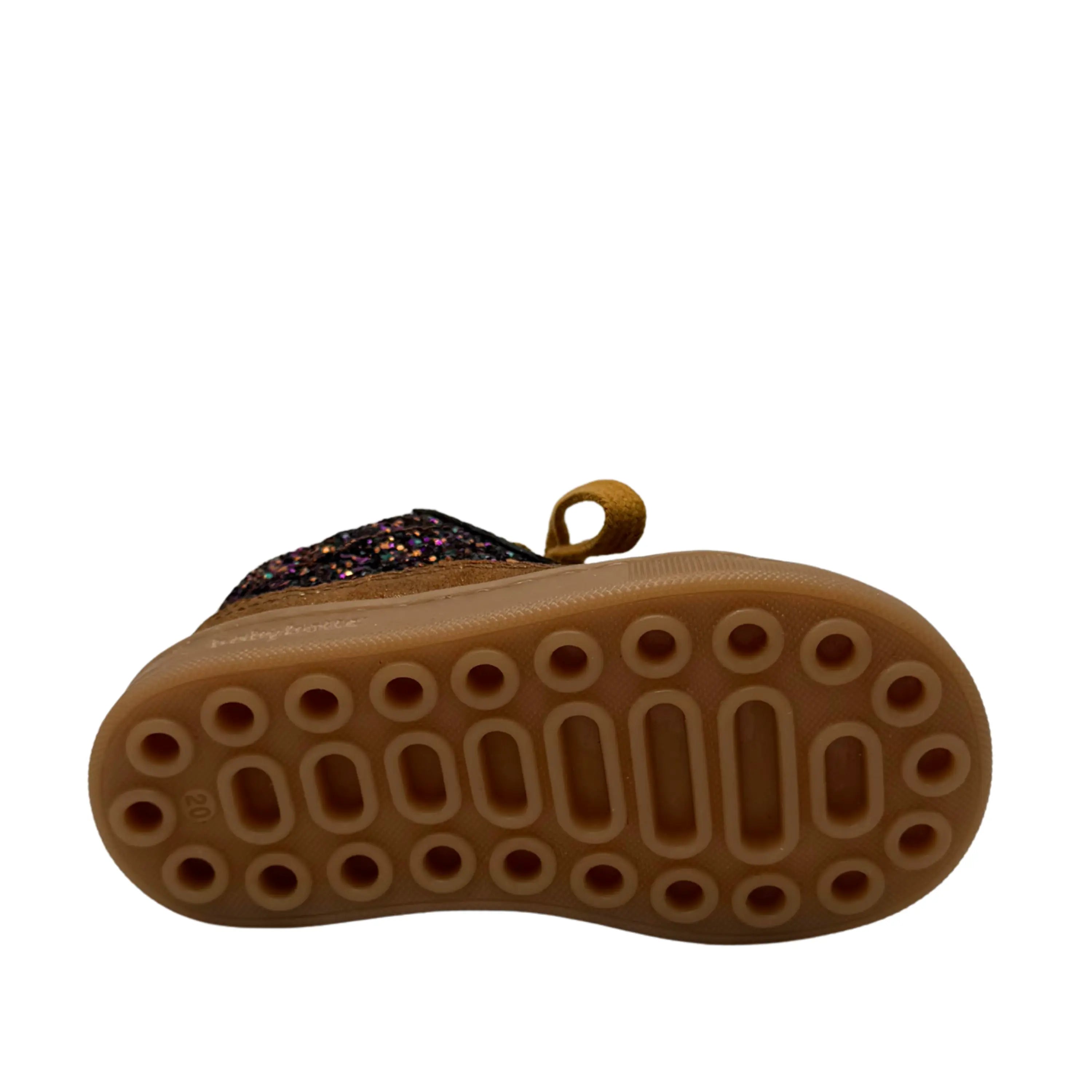 BABYBOTTE Baskets Fernand Glitter Aubergine ma petite pointure 