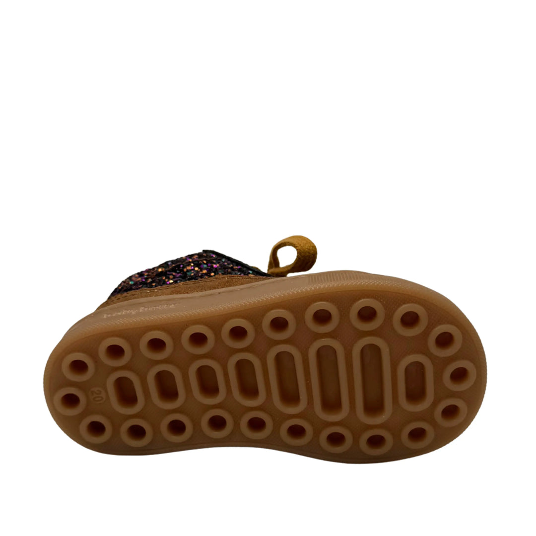 BABYBOTTE Baskets Fernand Glitter Aubergine ma petite pointure 