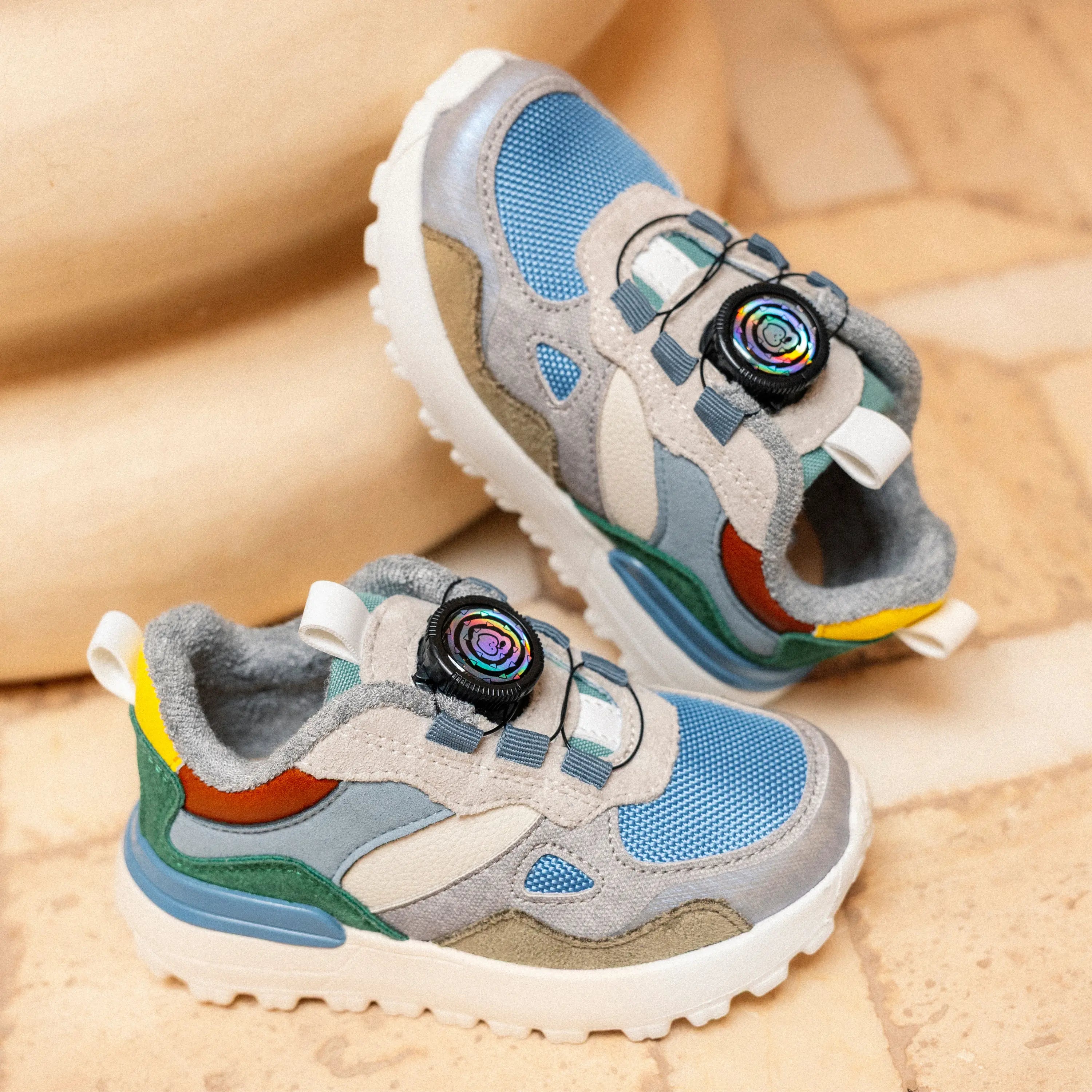 SHOO POM Baskets Joggy Rolly Beige Denim ma petite pointure 