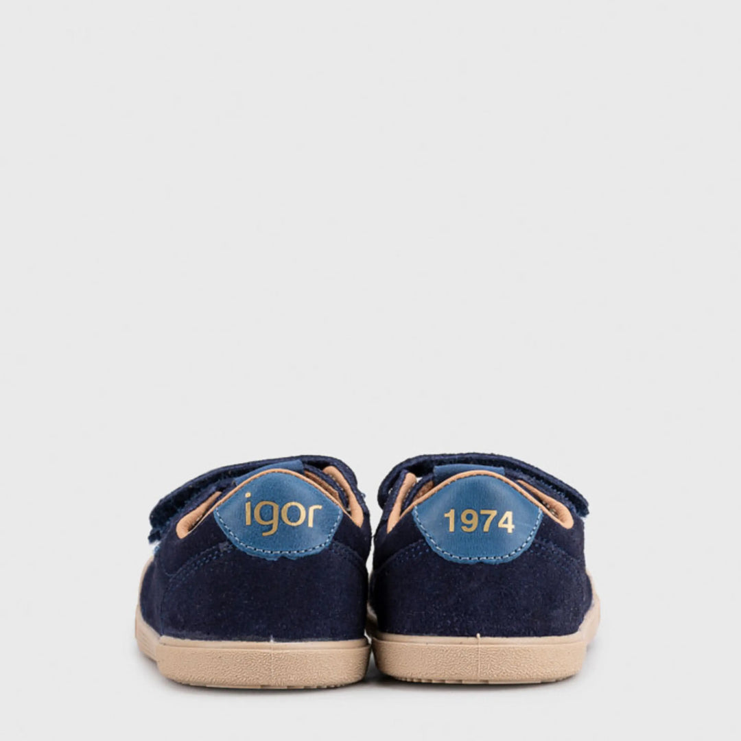 IGOR Baskets Tennis Suede Barefoot Marino ma petite pointure 