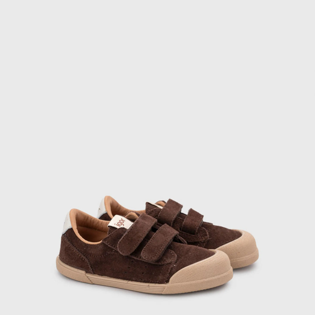 IGOR Baskets Tennis Suede Barefoot Marron ma petite pointure 