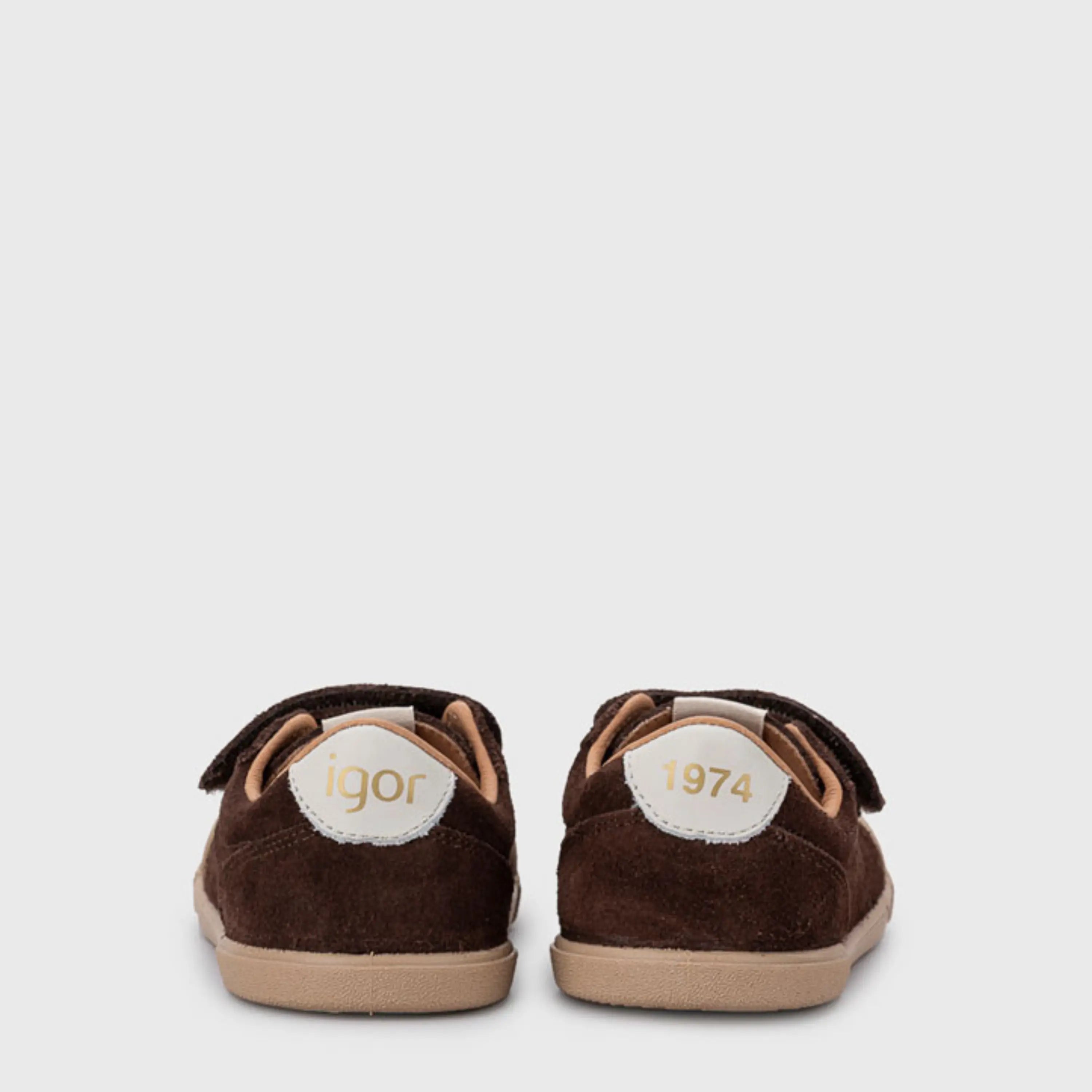 IGOR Baskets Tennis Suede Barefoot Marron ma petite pointure 