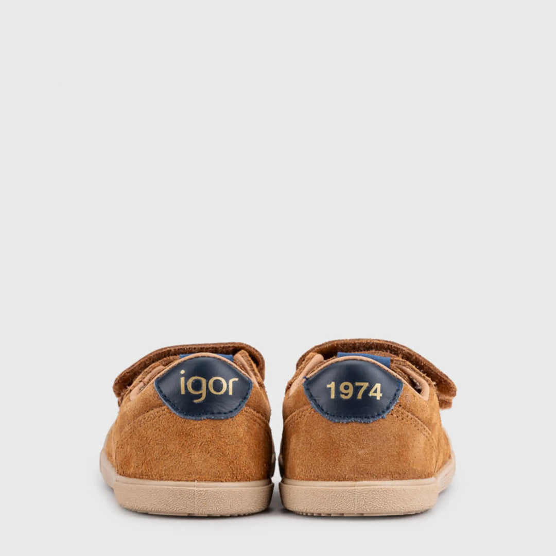 IGOR Baskets Tennis Suede Barefoot Mostaza ma petite pointure 