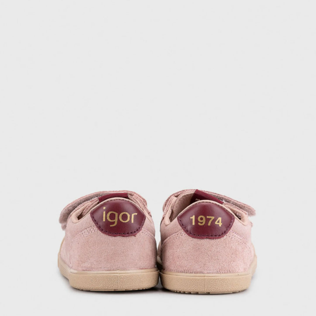 IGOR Baskets Tennis Suede Barefoot Rosa ma petite pointure 