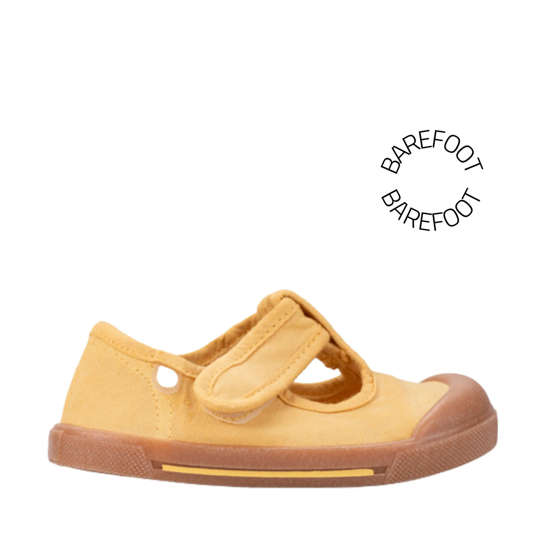 IGOR Baskets en toile Barefoot Canvas Pepito Caramelo Dijon ma petite pointure 