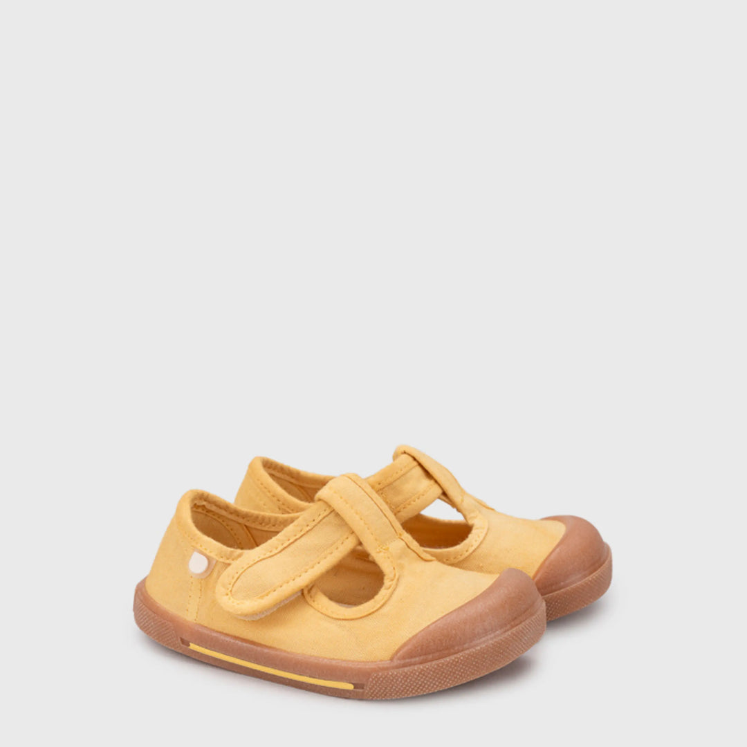 IGOR Baskets en toile Barefoot Canvas Pepito Caramelo Dijon ma petite pointure 