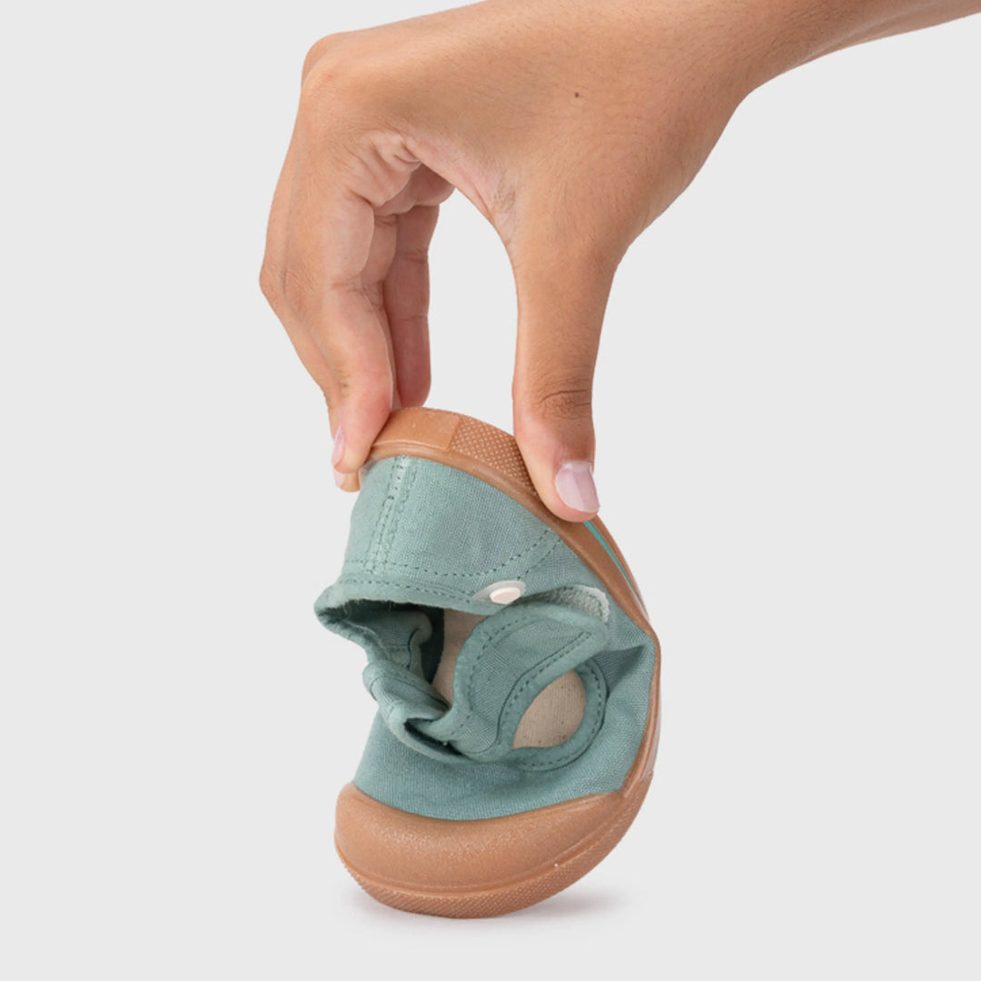 IGOR Baskets en toile Barefoot Canvas Pepito Caramelo Nuevo Matcha ma petite pointure 