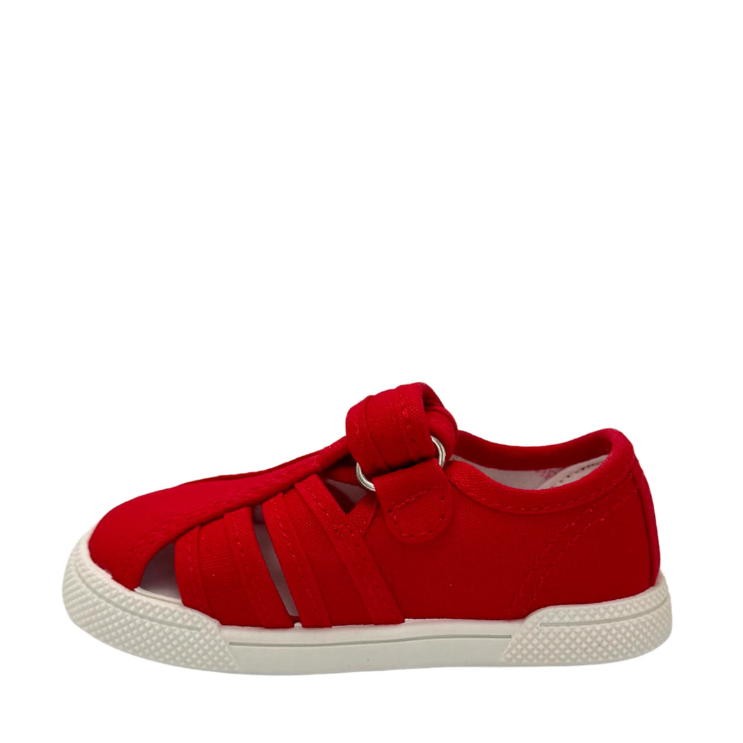 BLANDITOS Baskets en toile Barefoot Mango Rojo ma petite pointure 