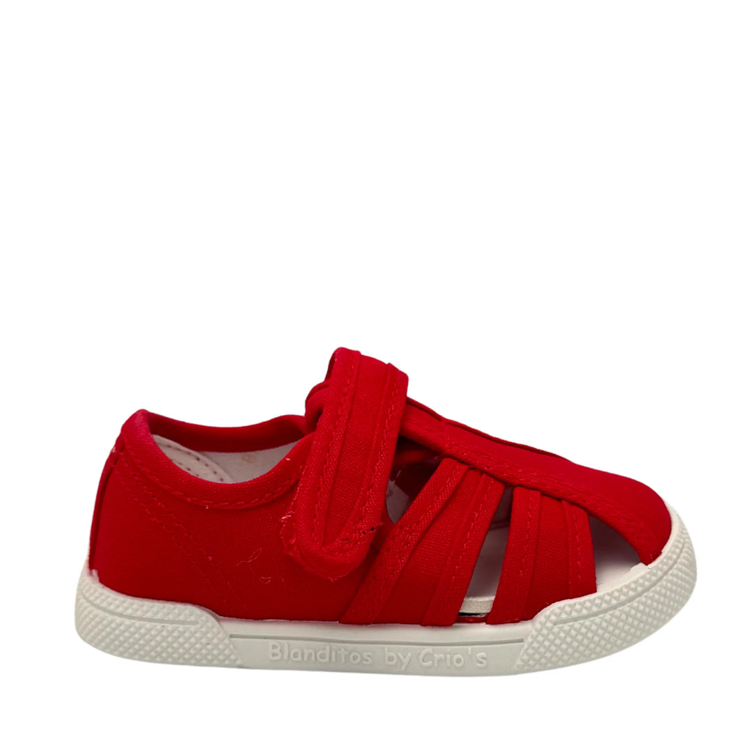 BLANDITOS Baskets en toile Barefoot Mango Rojo ma petite pointure 