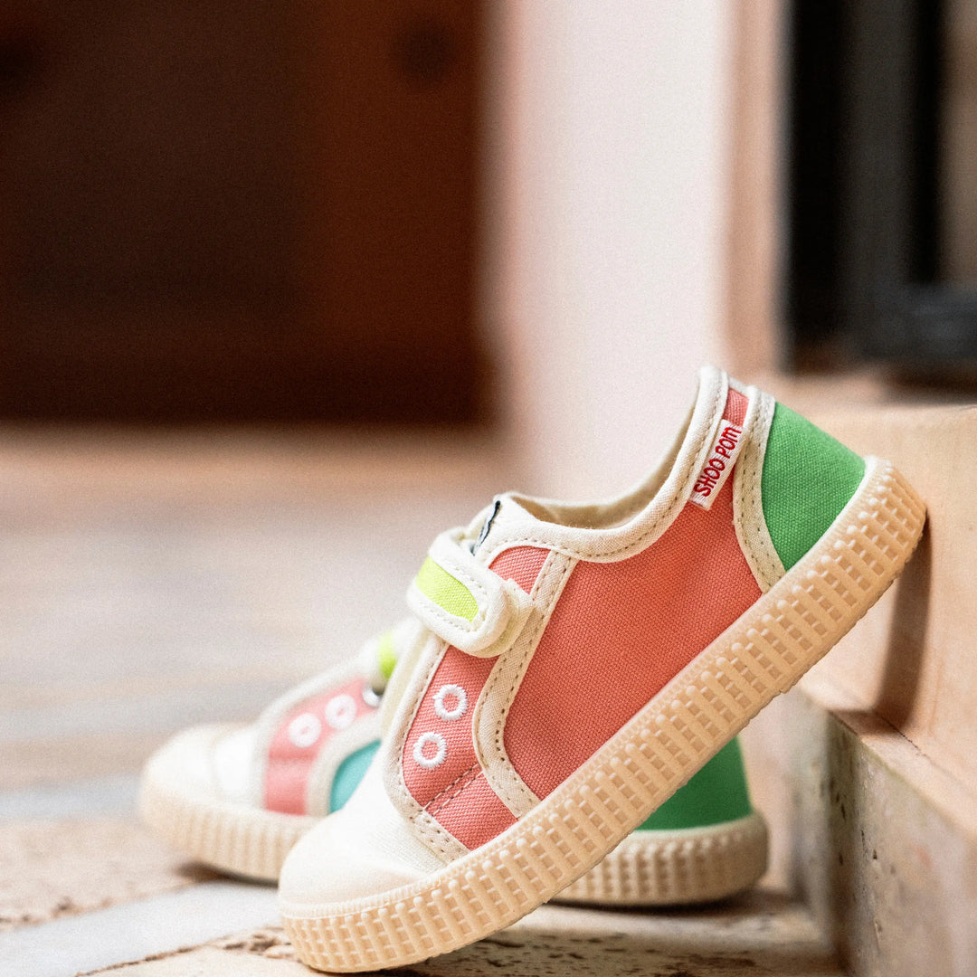 SHOO POM Baskets en toile Juju Easy Pink Multi ma petite pointure 