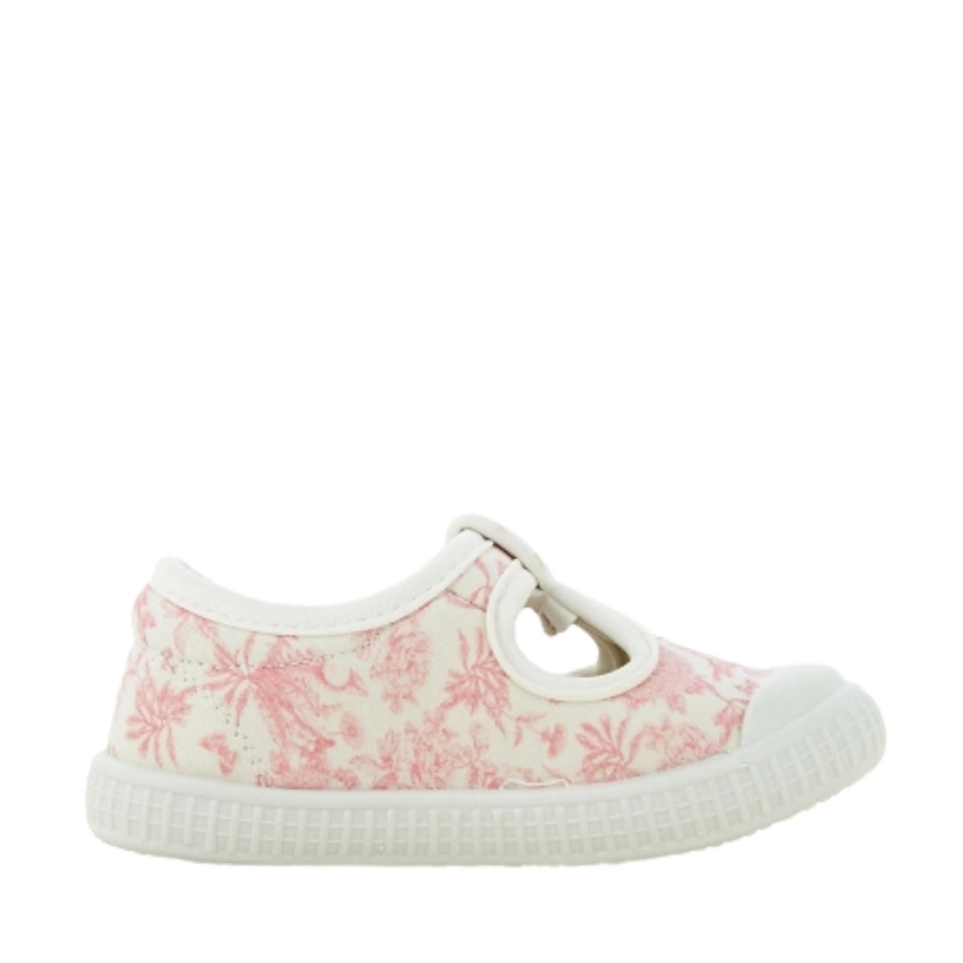 baskets en toile Babies Jouy Rose Tartine et Chocolat