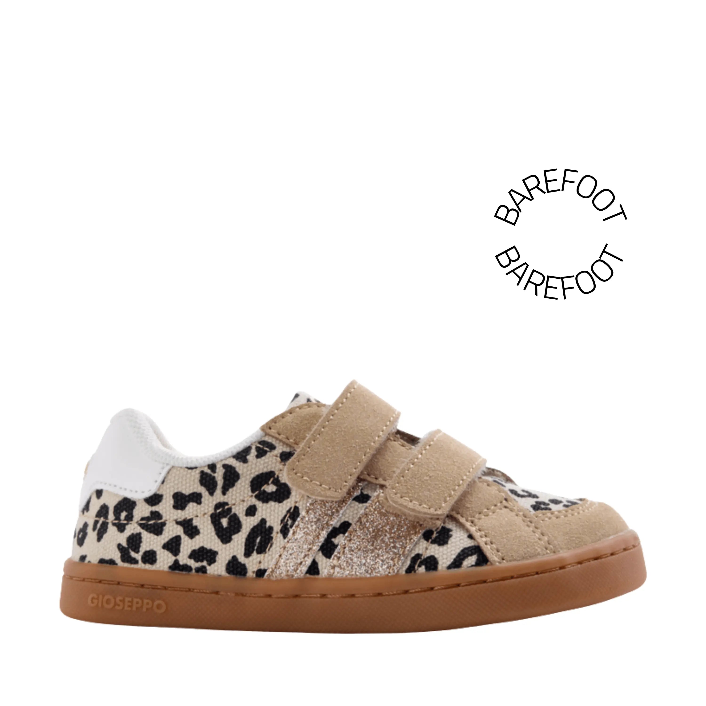 GIOSEPPO Baskets en toile Barefoot Tanjay Leopardo ma petite pointure 