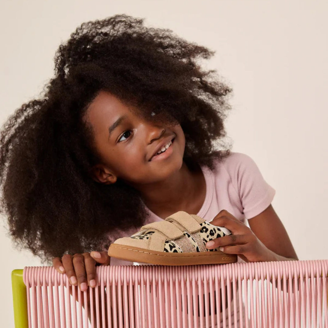 GIOSEPPO Baskets en toile Barefoot Tanjay Leopardo ma petite pointure 