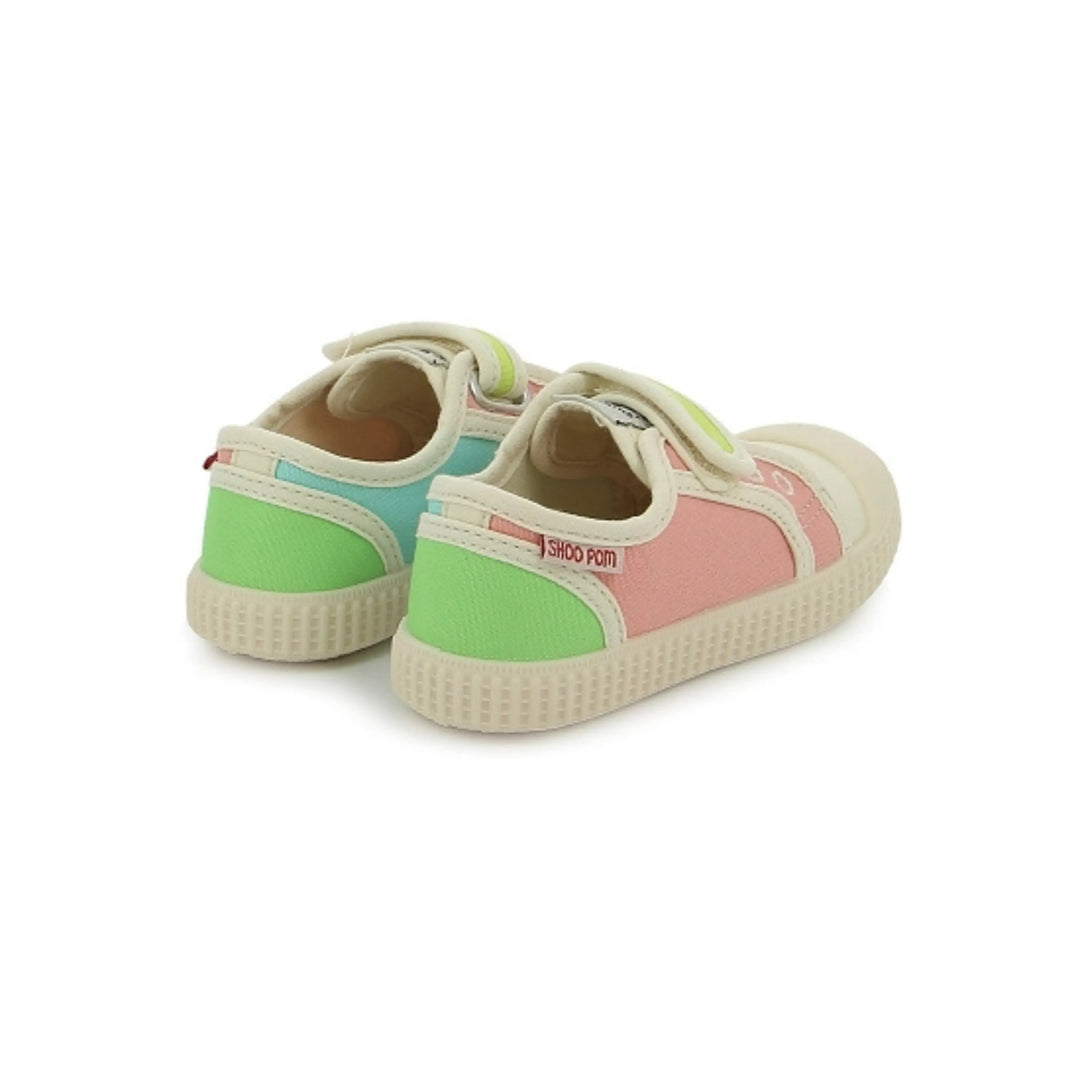 baskets en toile enfant Juju Easy Pink Multi Shoo Pom