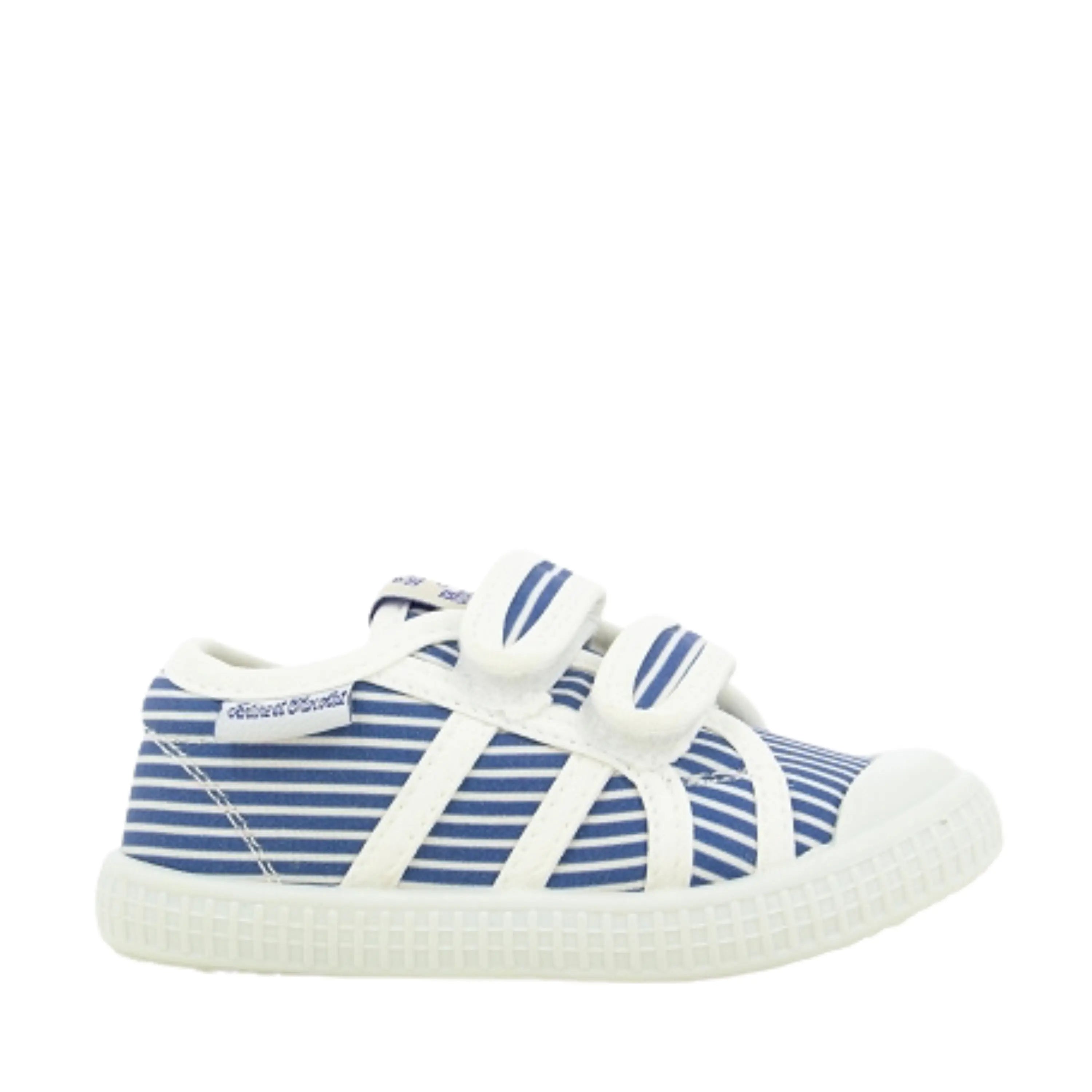 baskets en toile T&C 14 Easy Stripes Blue de Tartine et Chocolat