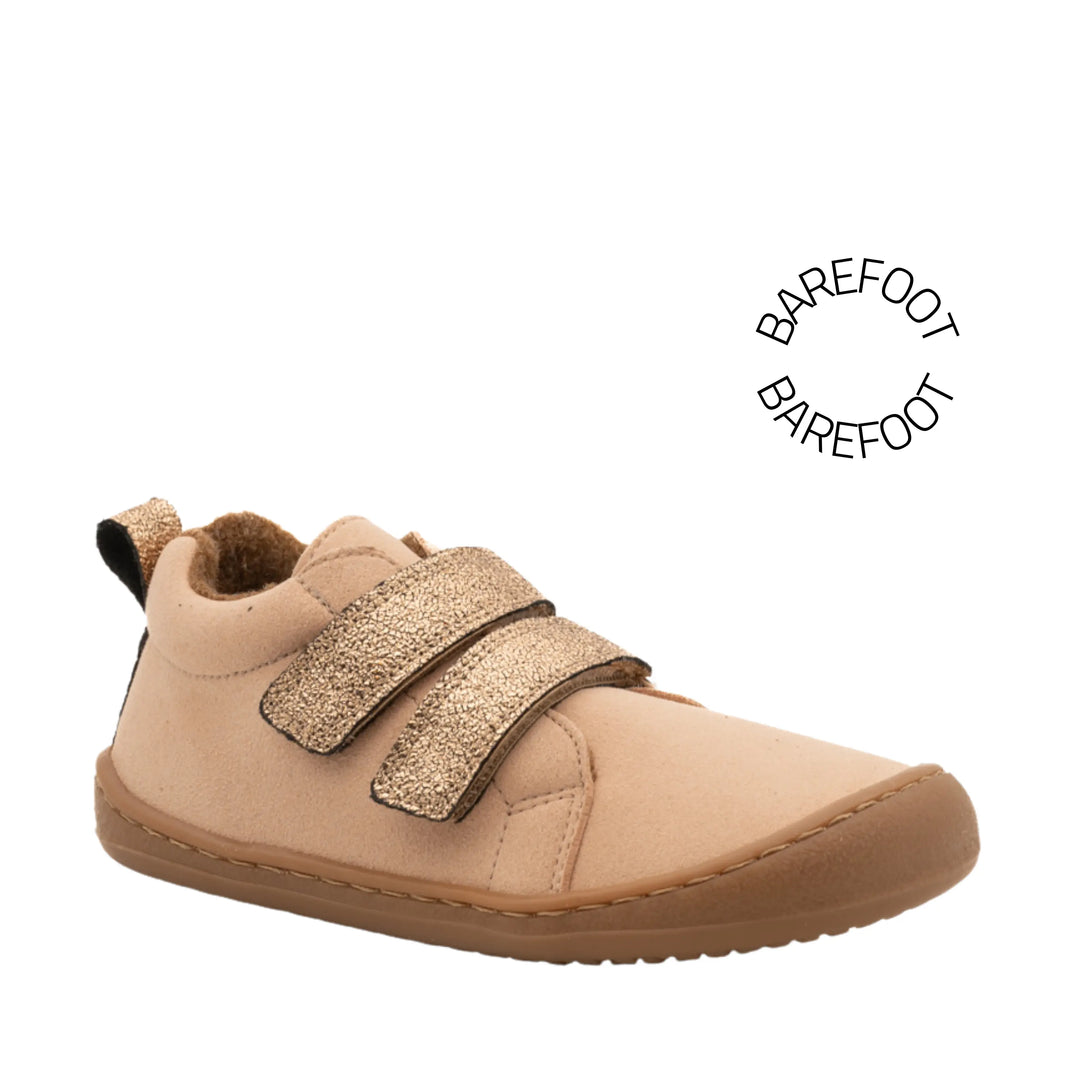 NENS Baskets Barefoot Fourrées Resp Cheviot Skin Cipria ma petite pointure 