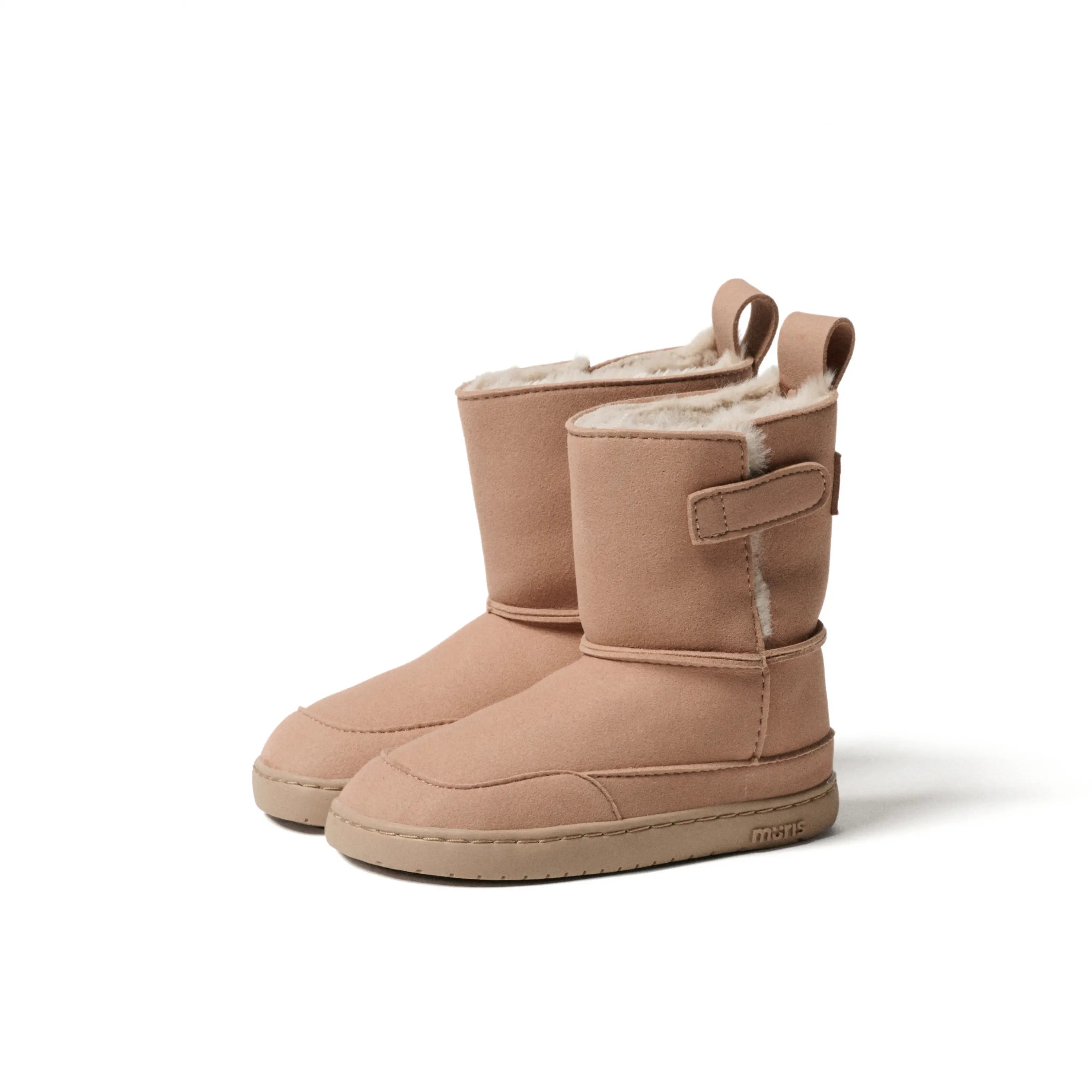 MURIS Bottes Barefoot Fourrées Siberia Mini Dusty Pink ma petite pointure 