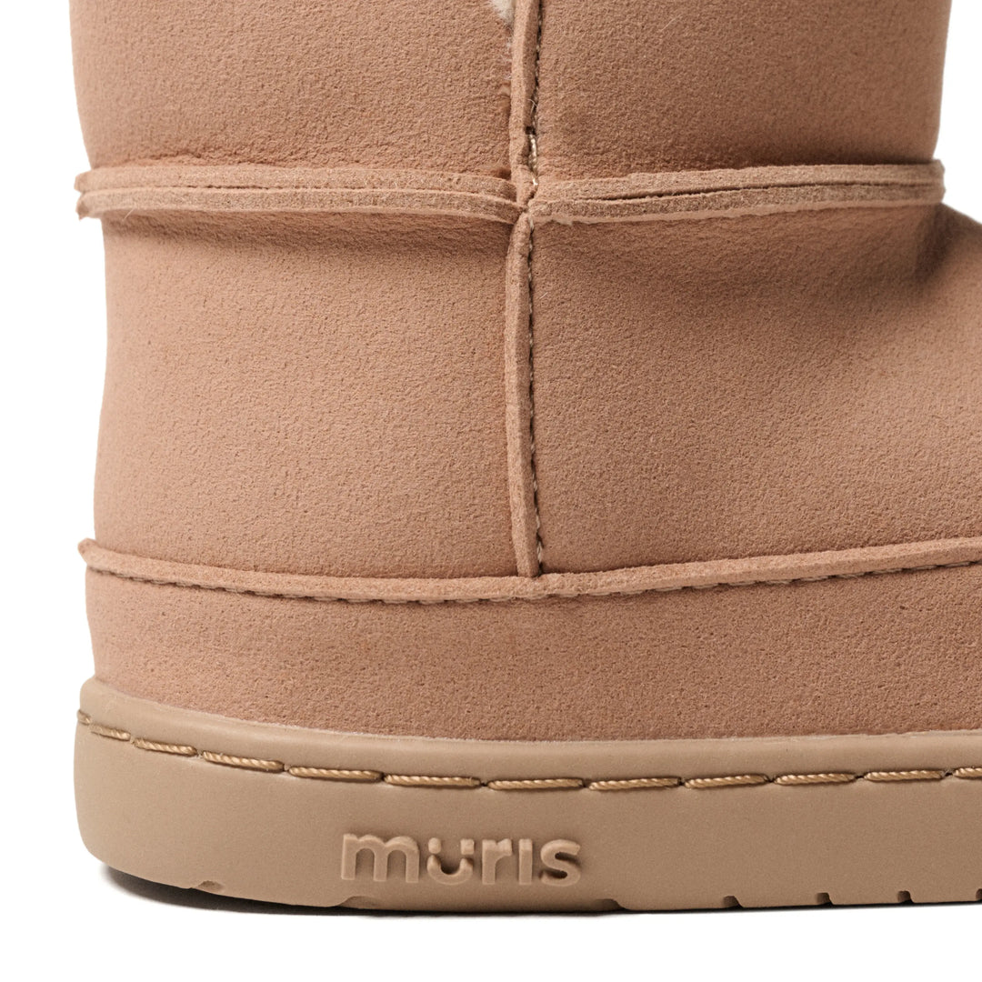 MURIS Bottes Barefoot Fourrées Siberia Mini Dusty Pink ma petite pointure 